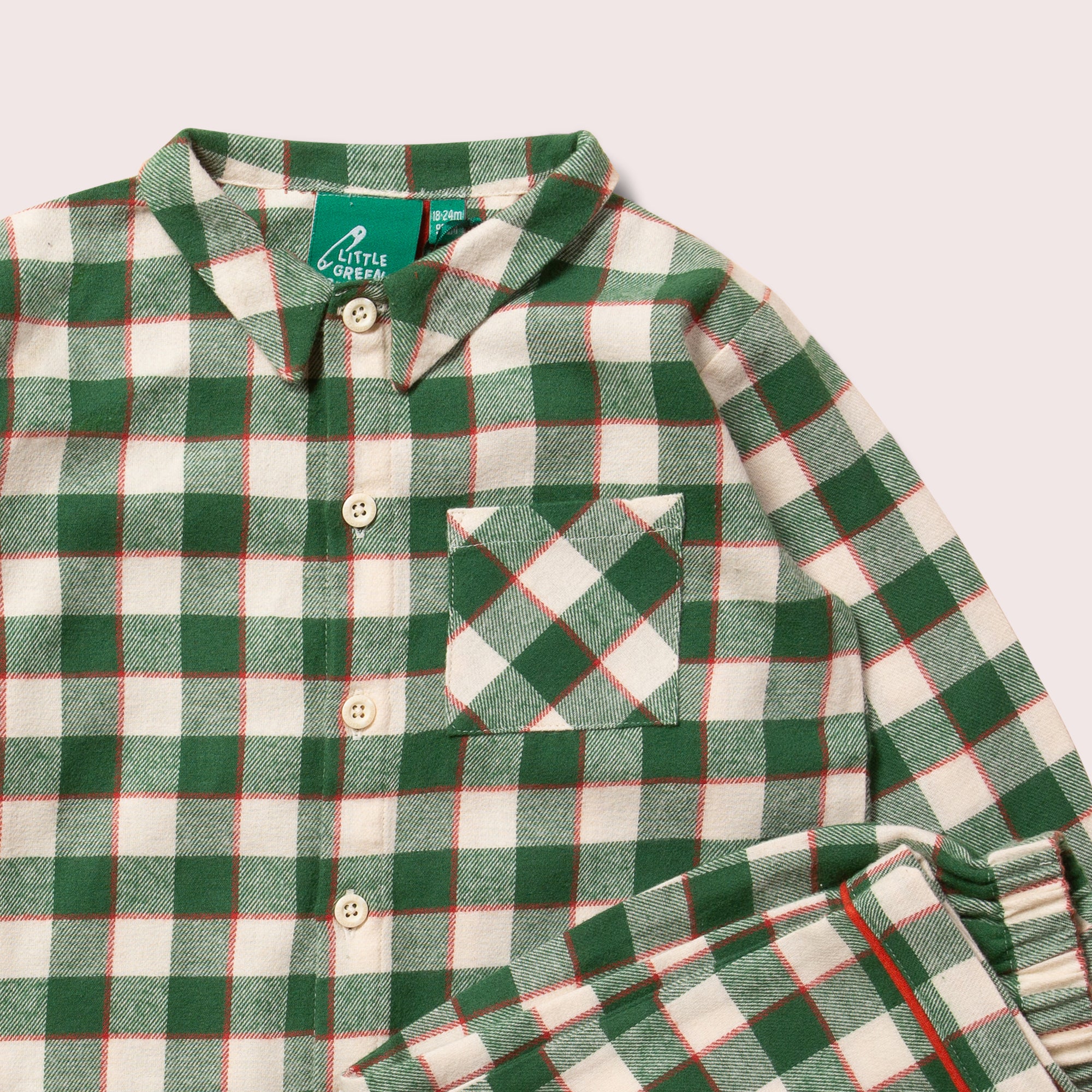 Fern Green Check Classic Pyjamas NOT AVAILABLE for USA/AUS/CAN