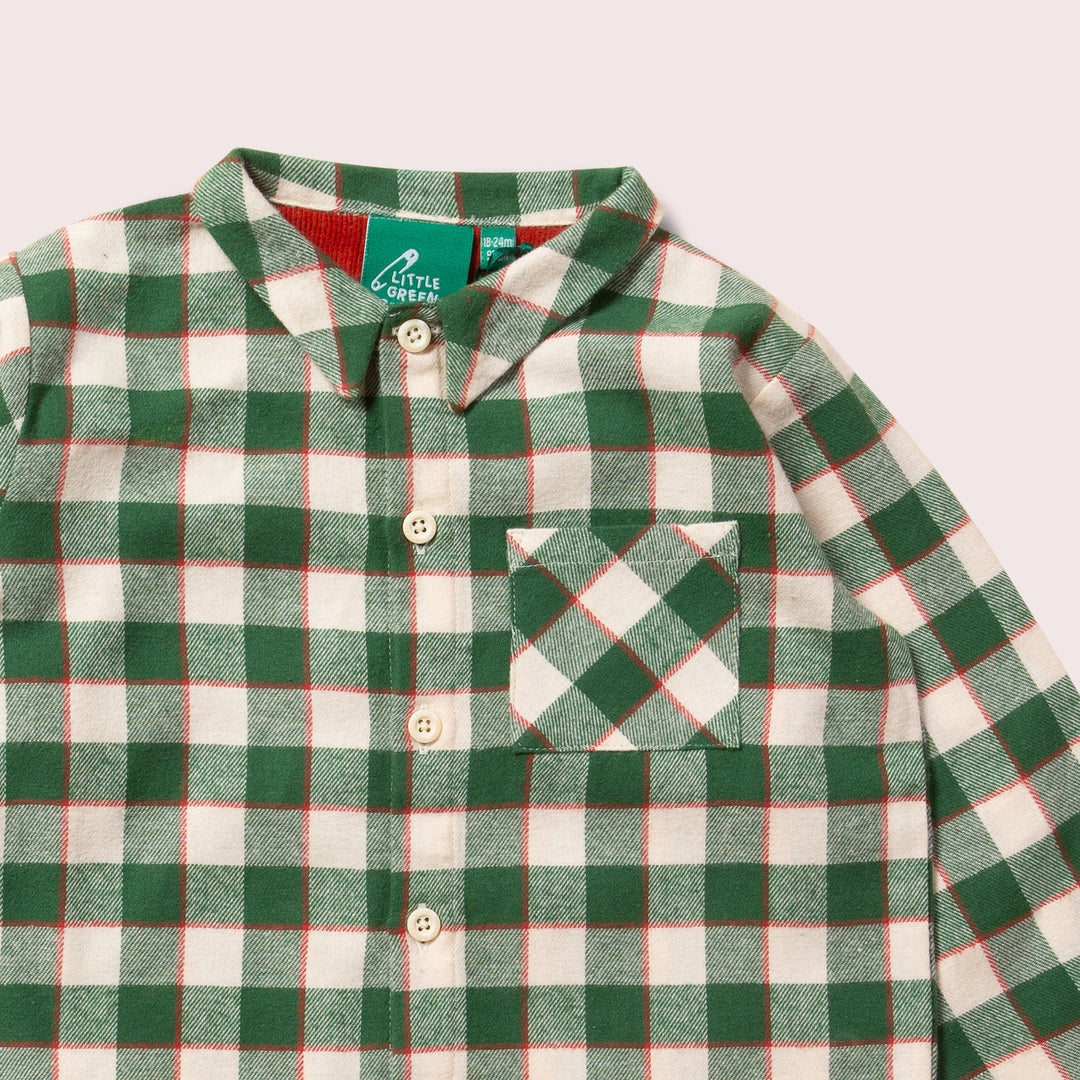 Fern Green Check Classic Pyjamas