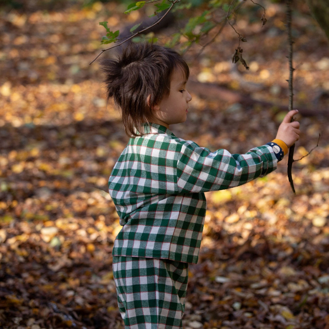 Fern Green Check Classic Pyjamas