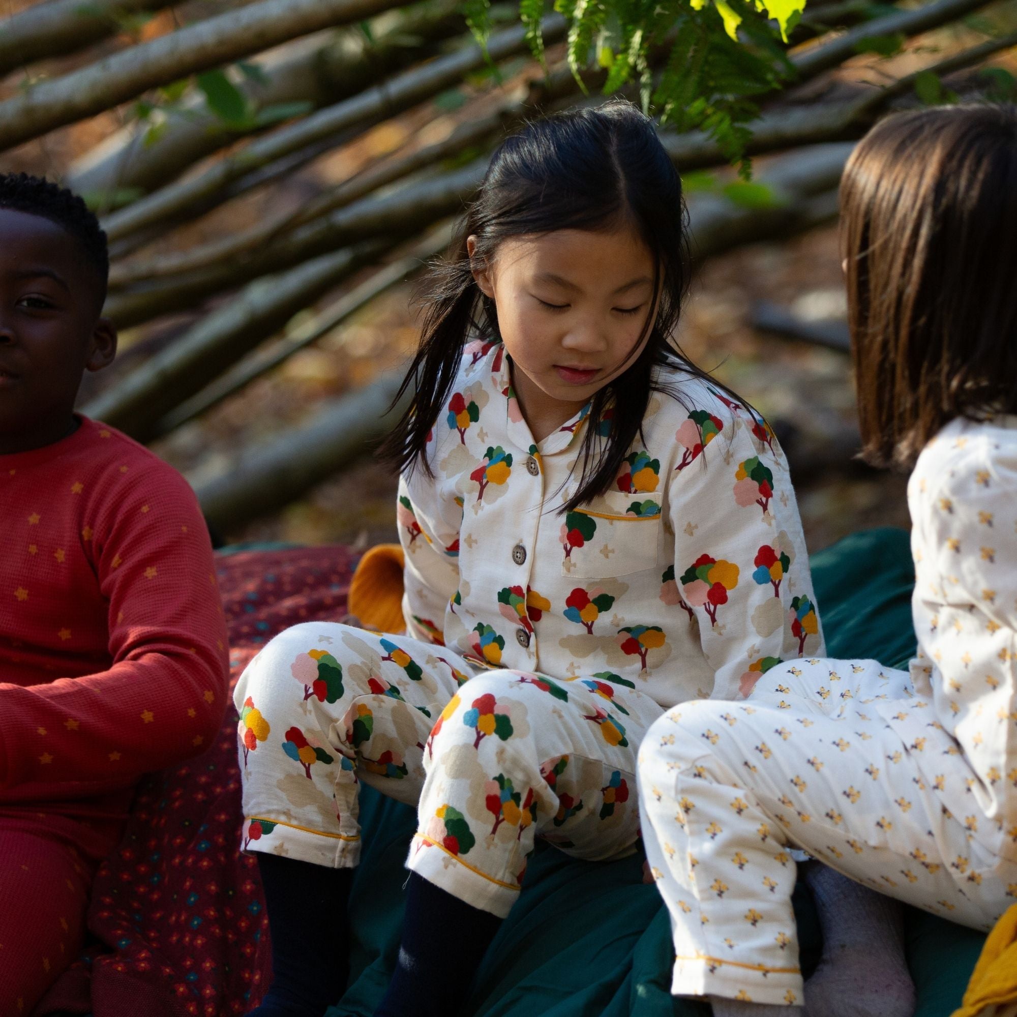 Rainbow Trees Classic Pyjamas NOT AVAILABLE for USA/AUS/CAN
