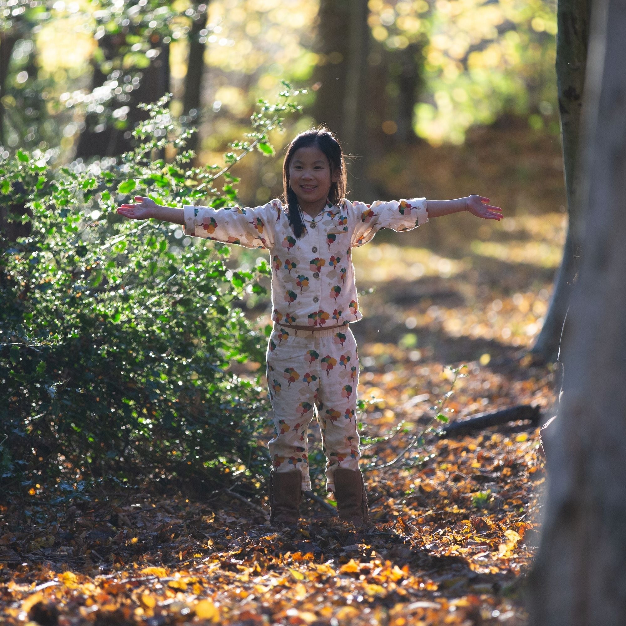 Rainbow Trees Classic Pyjamas NOT AVAILABLE for USA/AUS/CAN