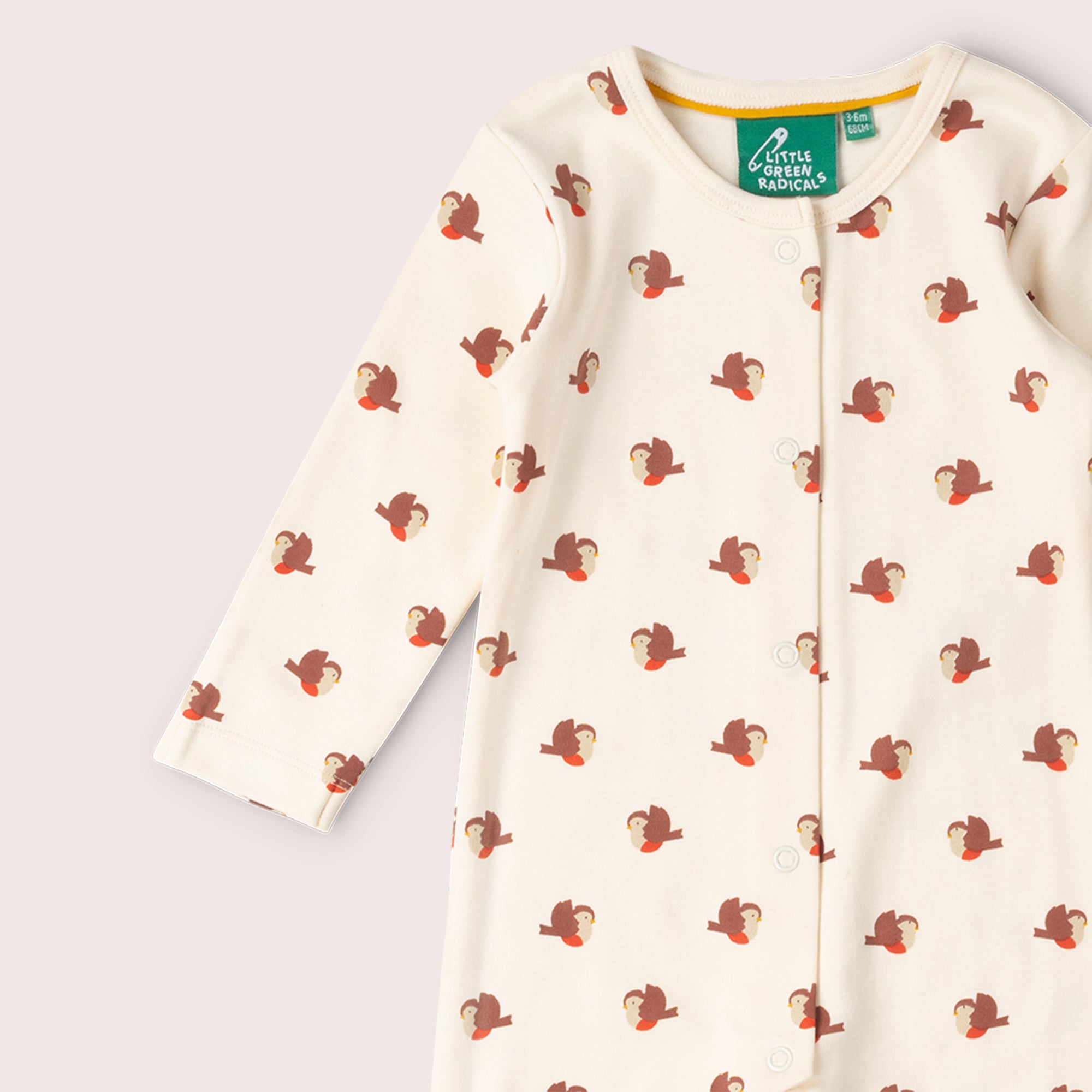Little Robin Organic Babygrow