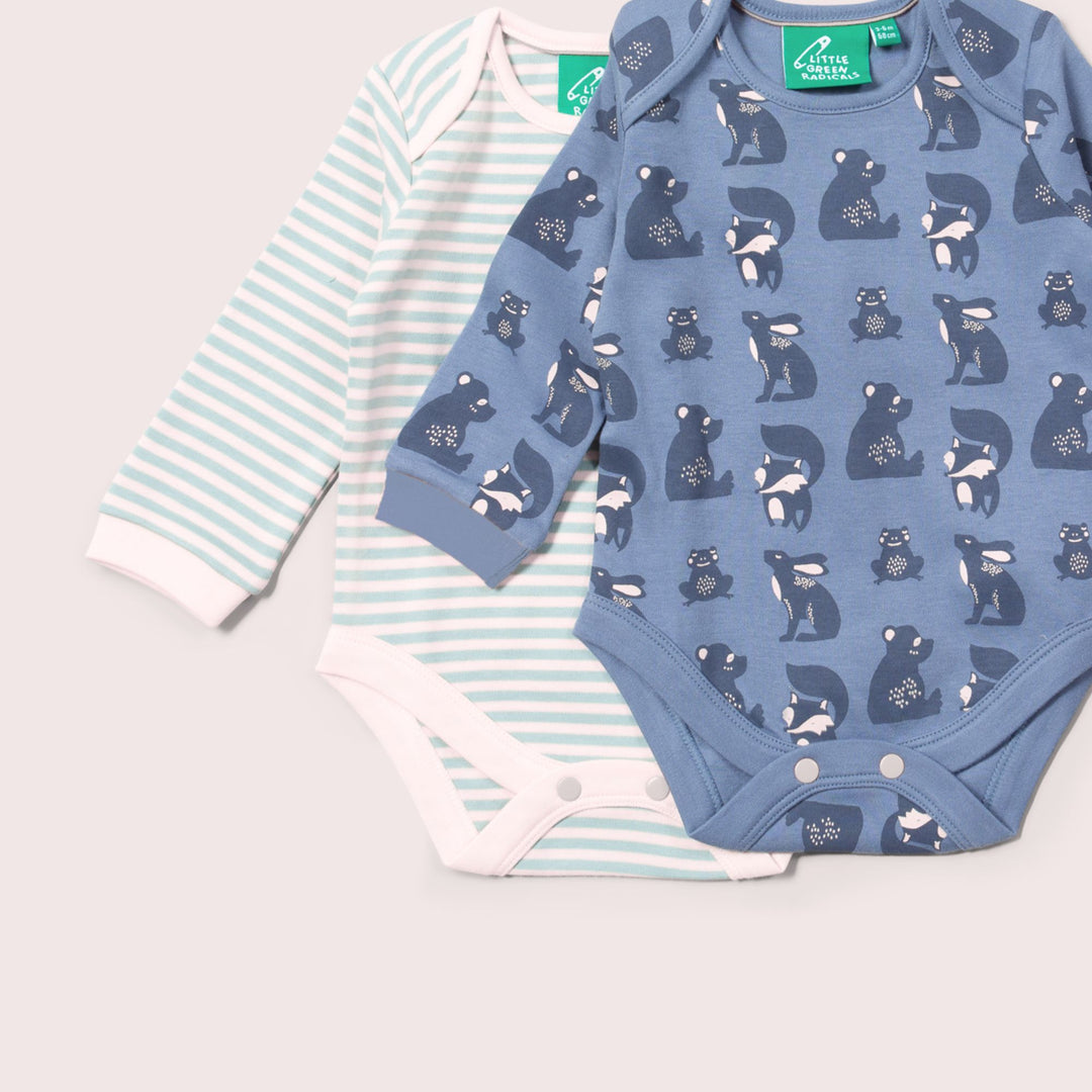 Midnight Animals Baby Bodysuit 2 Pack
