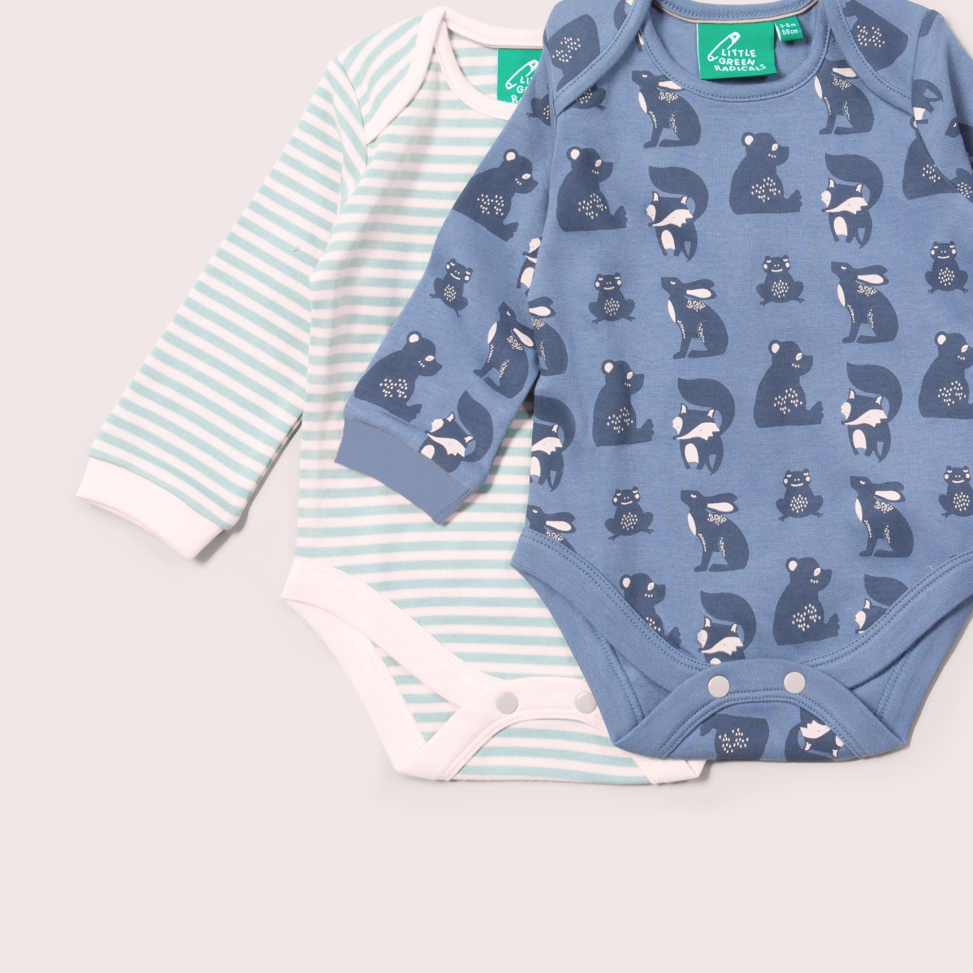 Midnight Animals Baby Bodysuit 2 Pack