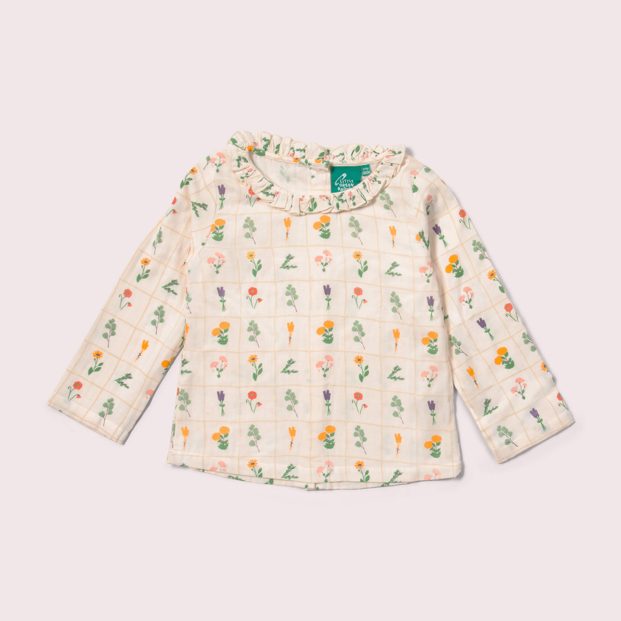 Botanical Collar Classic Blouse