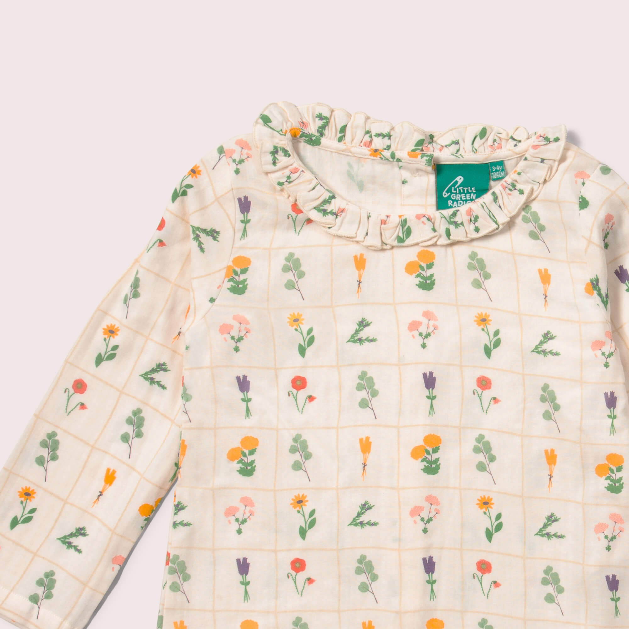Botanical Collar Classic Blouse