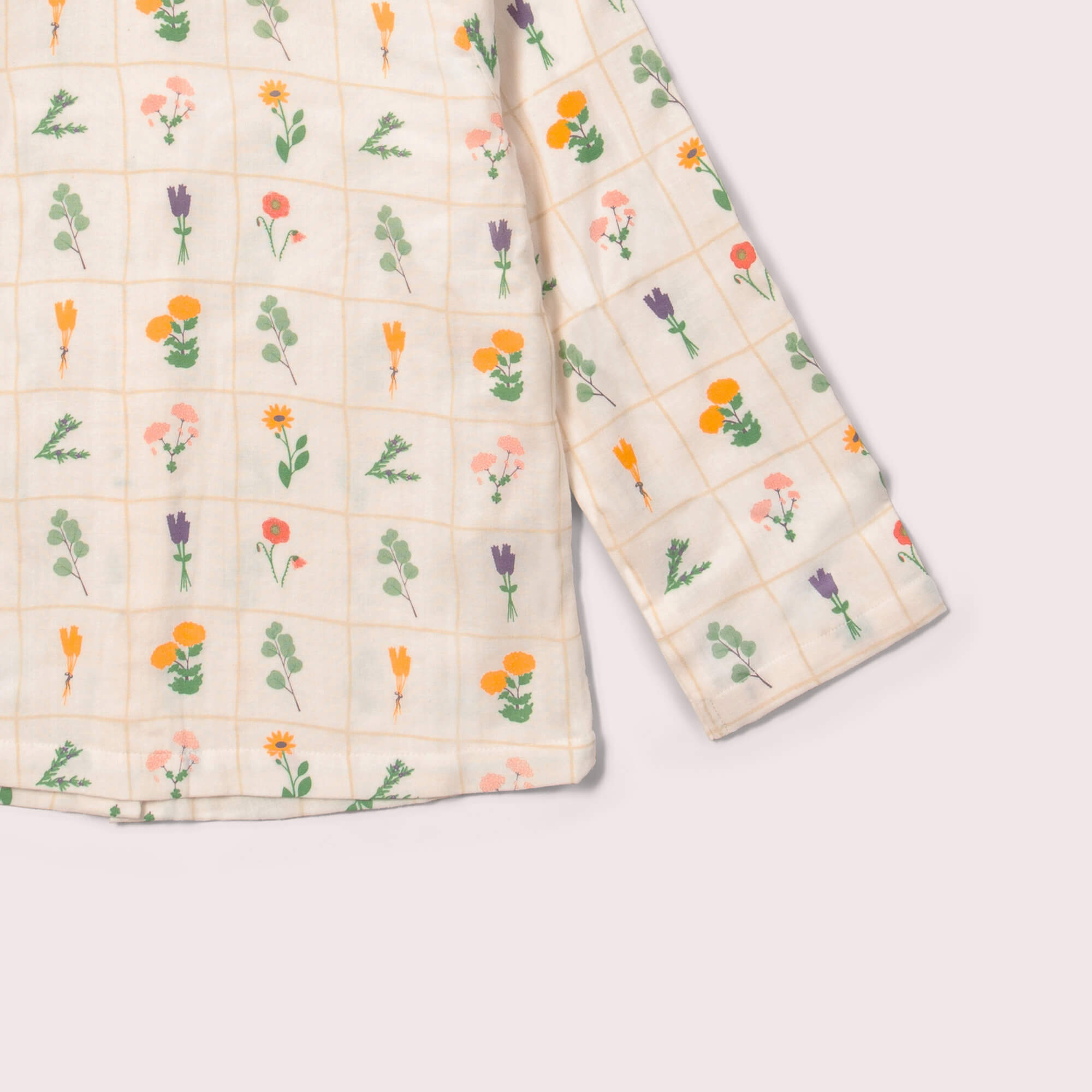 Botanical Collar Classic Blouse