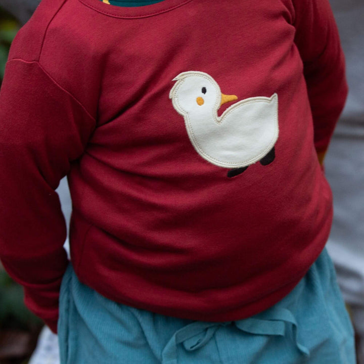 Duckling Applique Long Sleeve T-Shirt