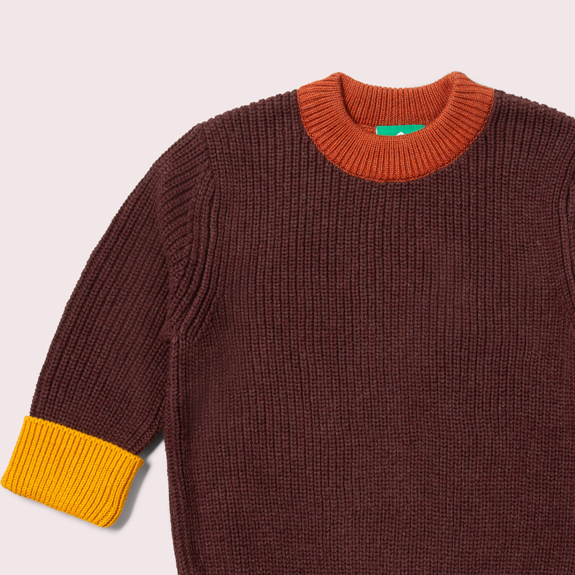 Chocolate Snuggly Knitted Jumper