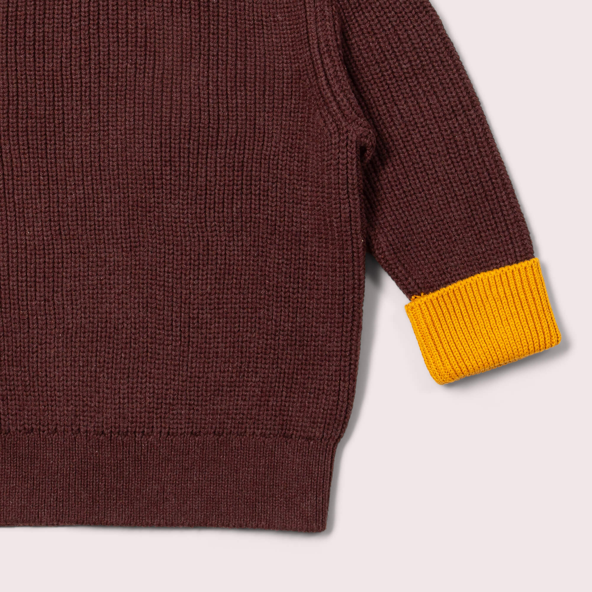 Chocolate Snuggly Knitted Jumper