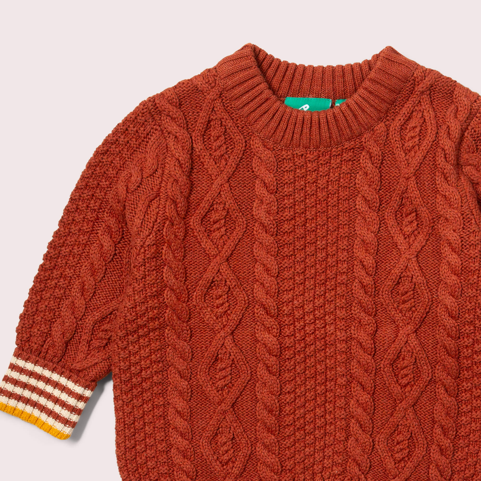 Ginger Aran Knitted Jumper