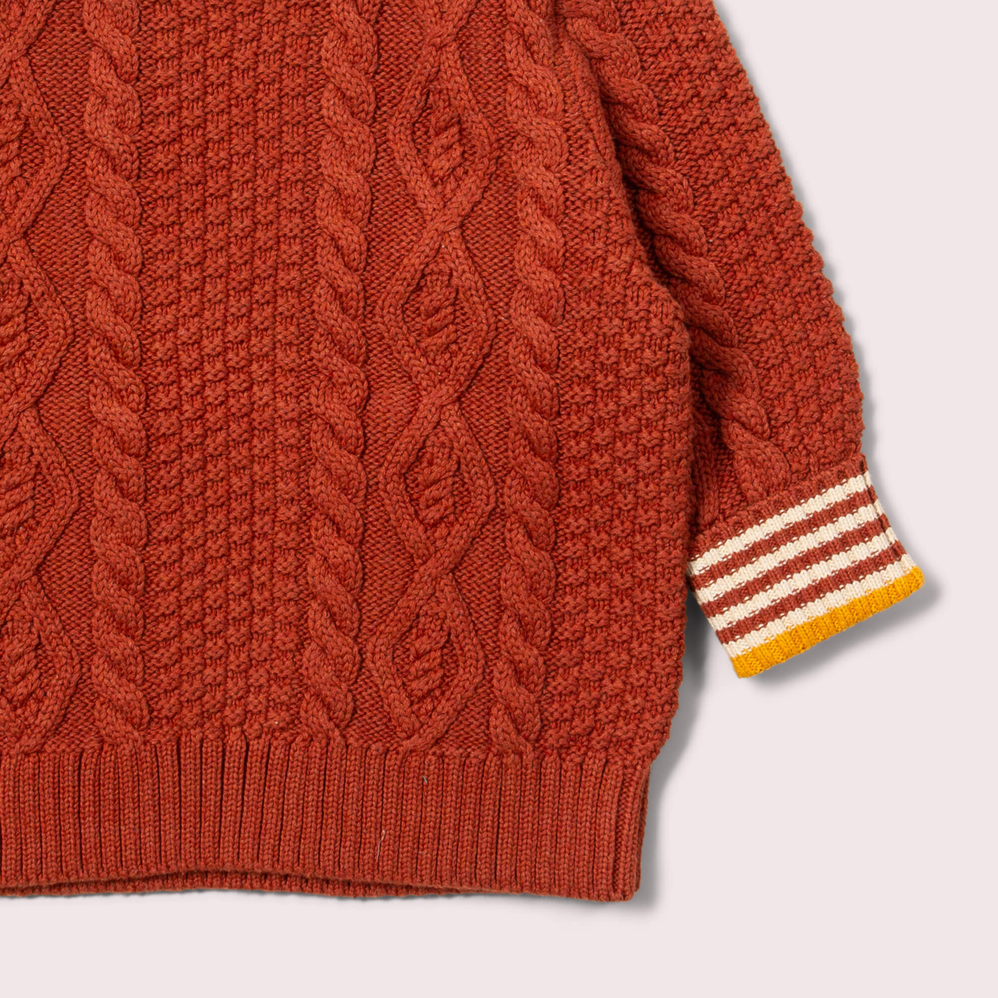 Ginger Aran Knitted Jumper