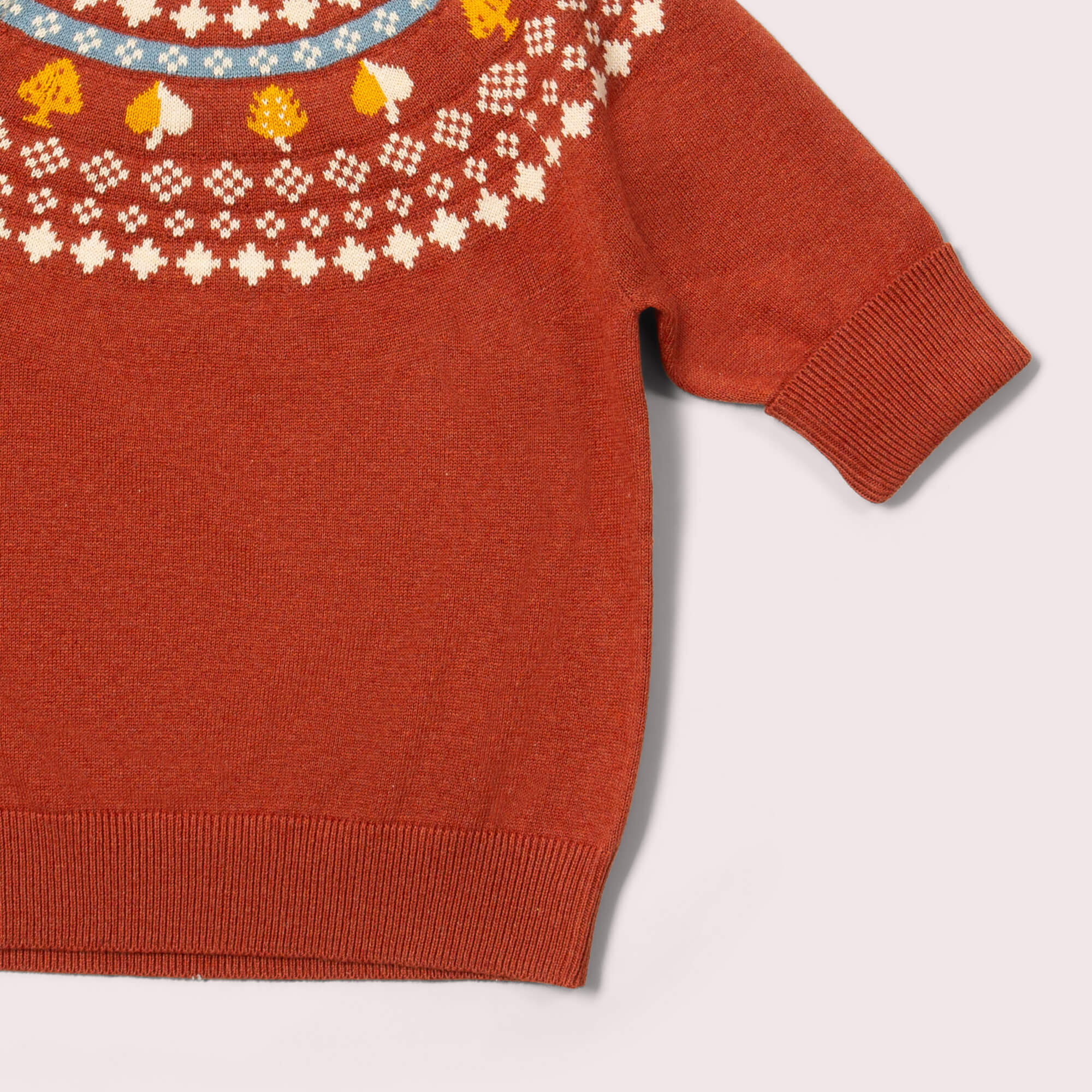 Autumn Leaves Fairisle Knitted Jumper