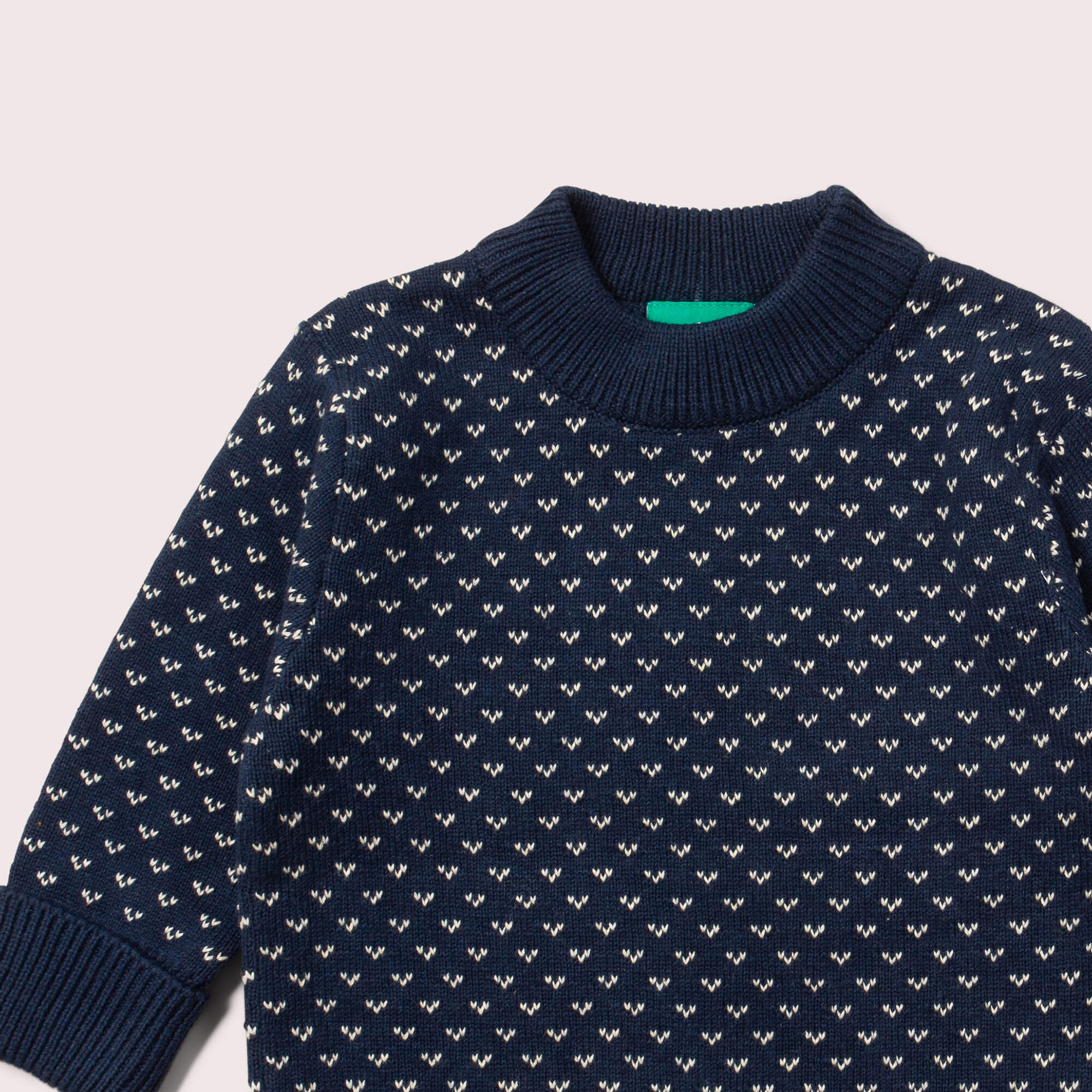 Navy Sheep Snuggly Knitted Jumper