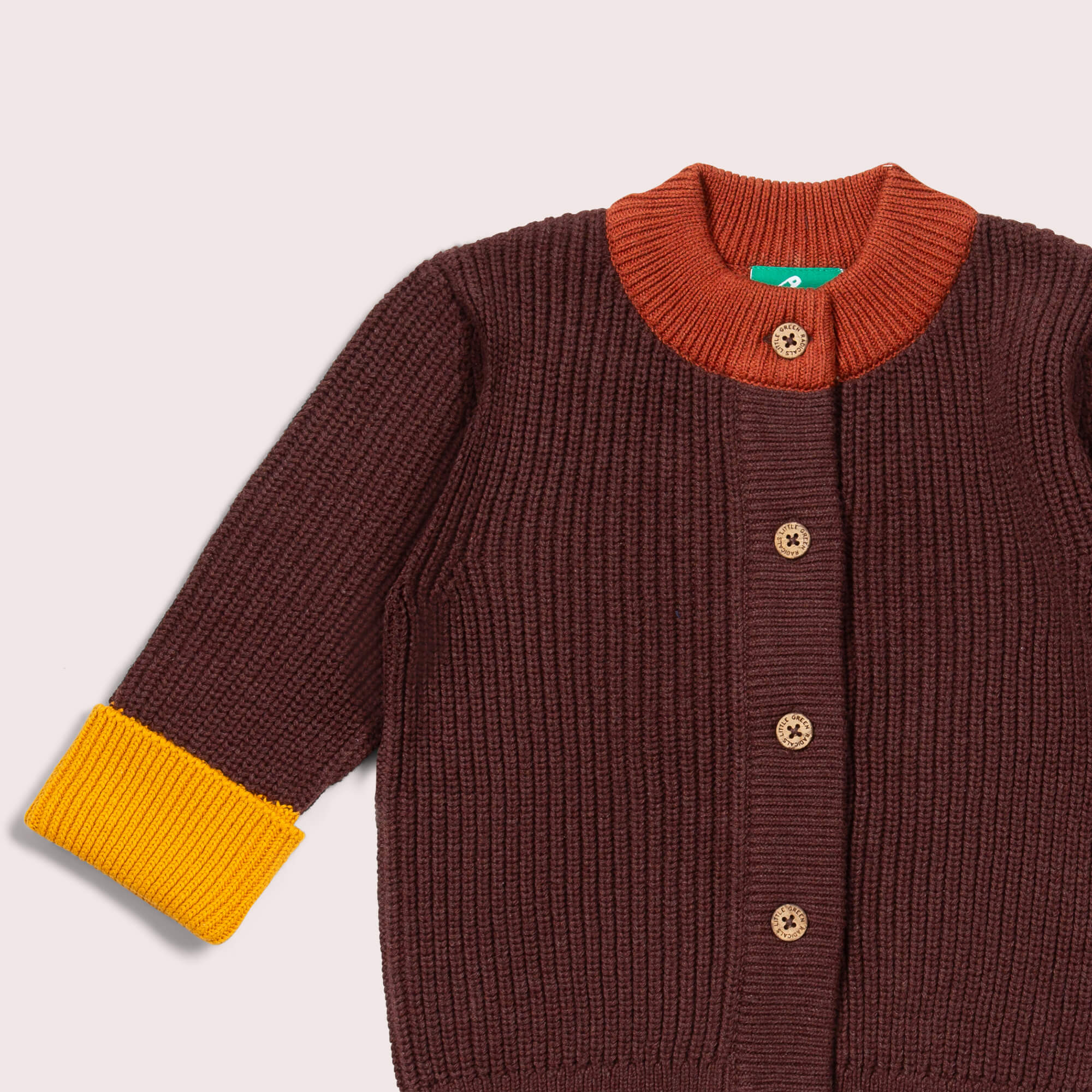Chocolate Snuggly Knitted Cardigan