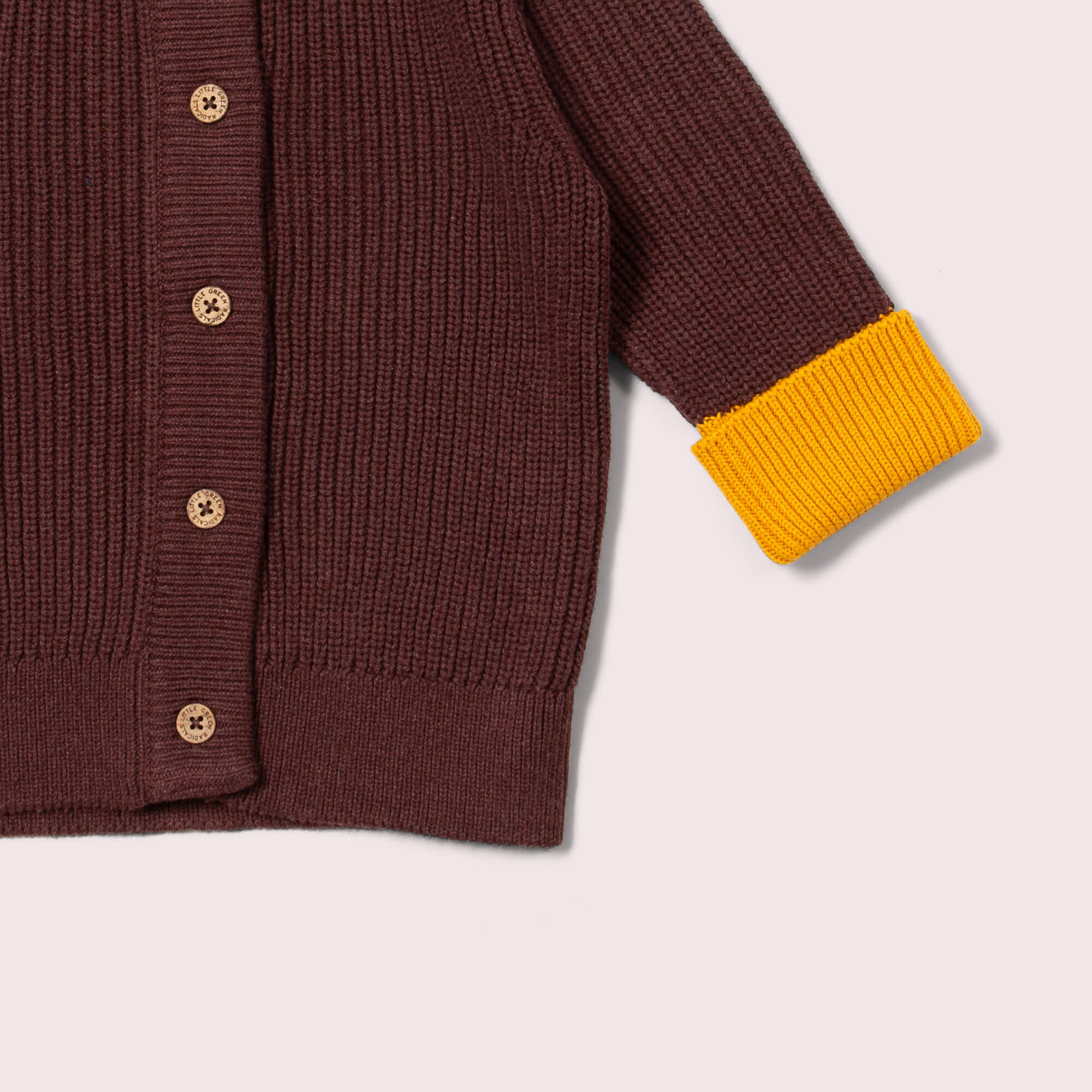 Chocolate Snuggly Knitted Cardigan