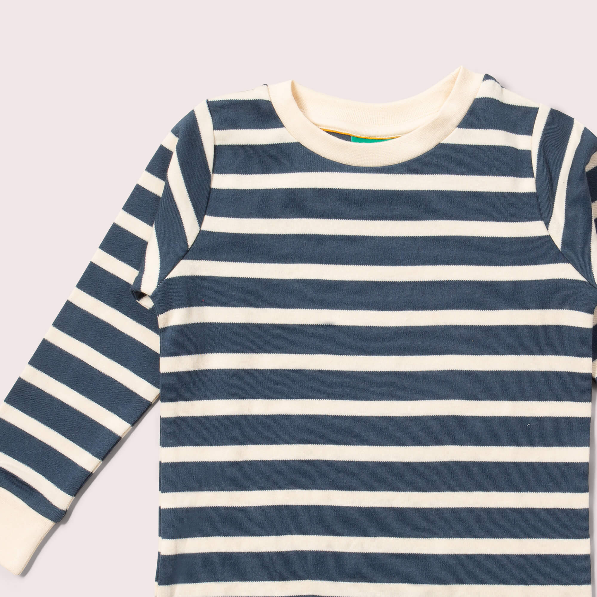Midnight Blue Striped Long Sleeve T-Shirt