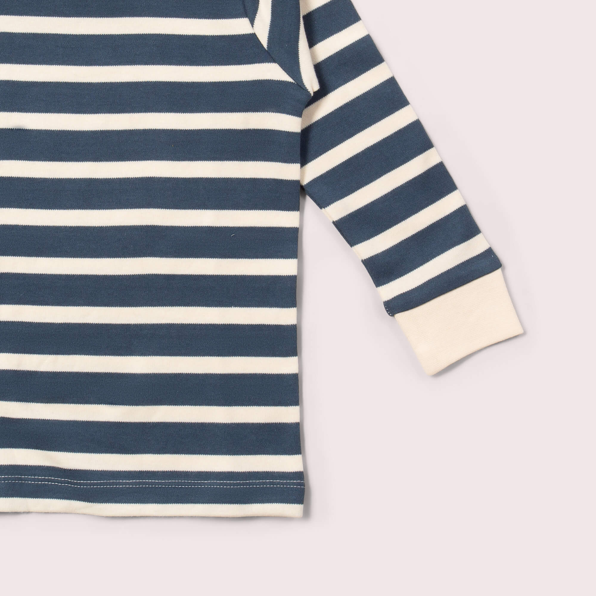 Midnight Blue Striped Long Sleeve T-Shirt