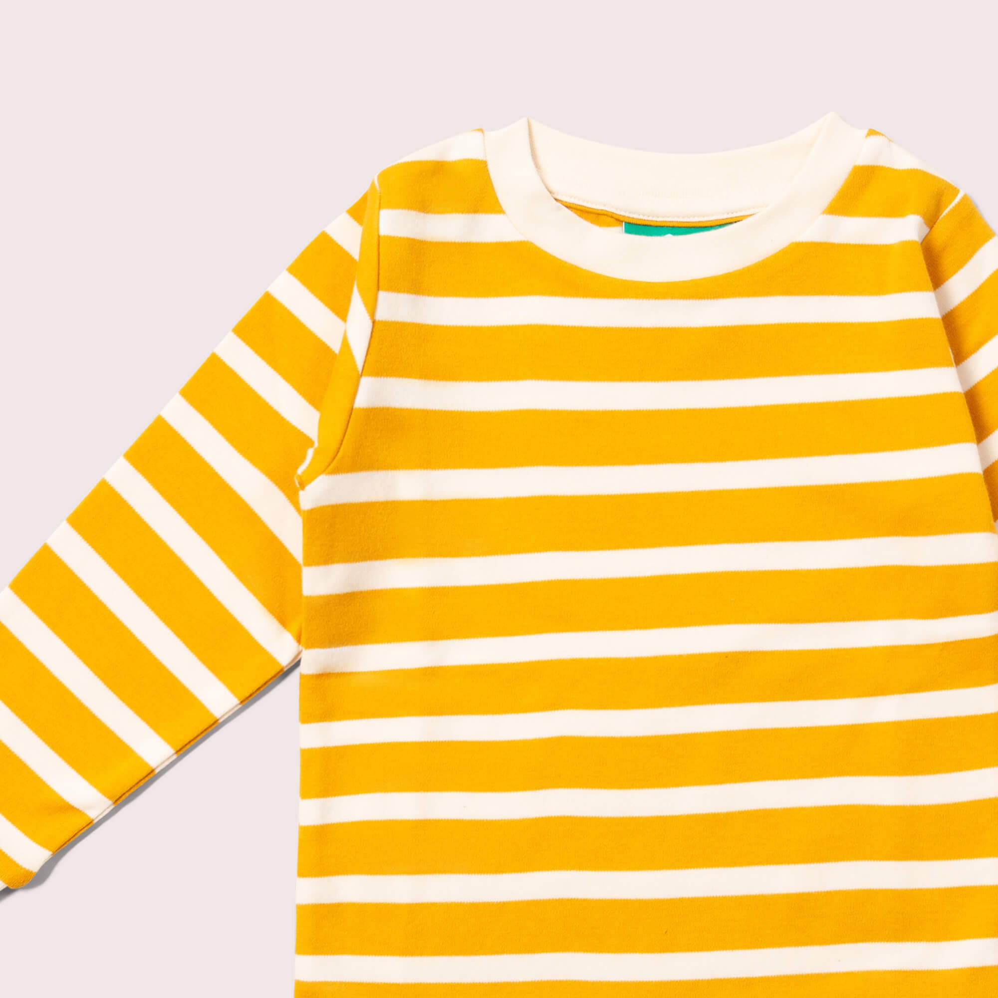 Gold Striped Long Sleeve T-Shirt