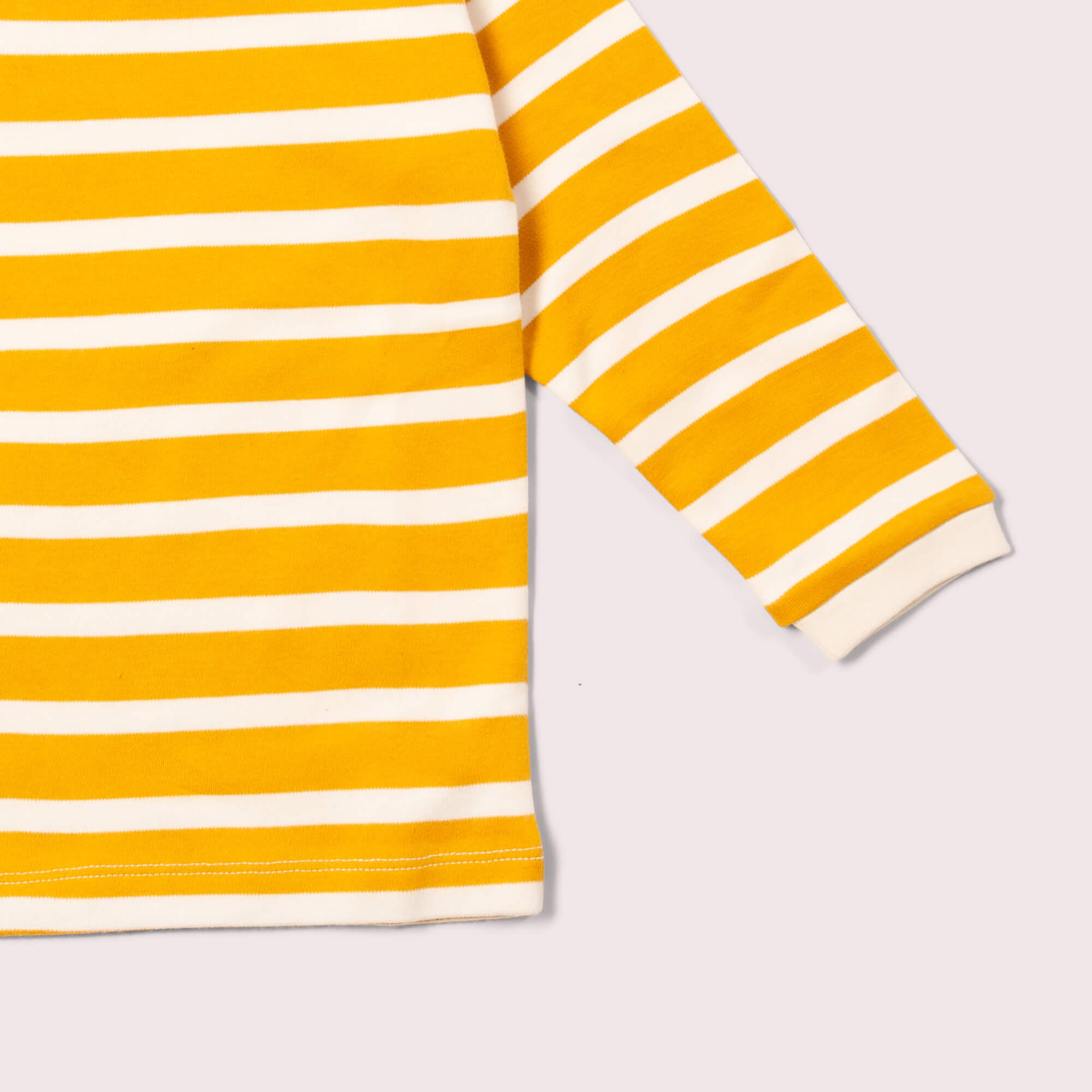 Gold Striped Long Sleeve T-Shirt