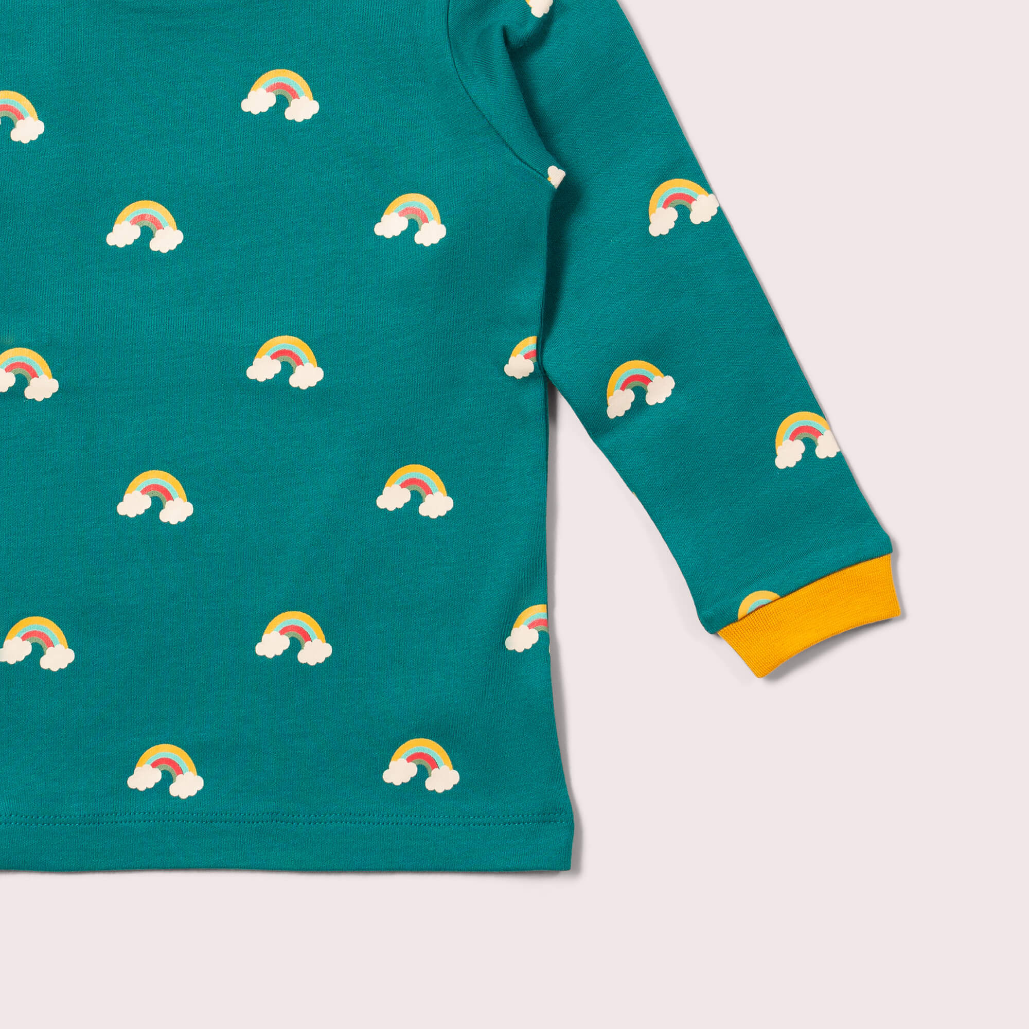 Turquoise Rainbows Long Sleeve T-Shirt