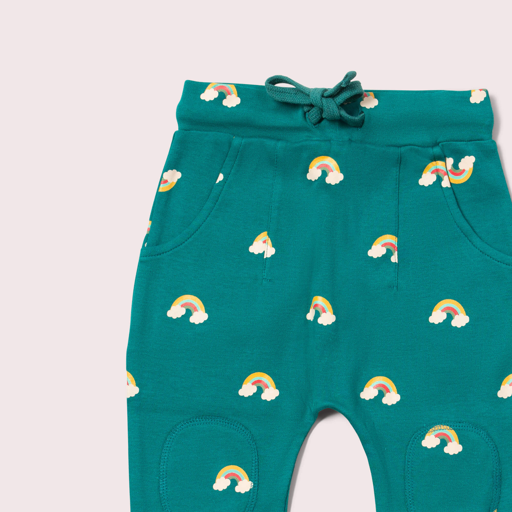 Turquoise Rainbows Comfy Joggers