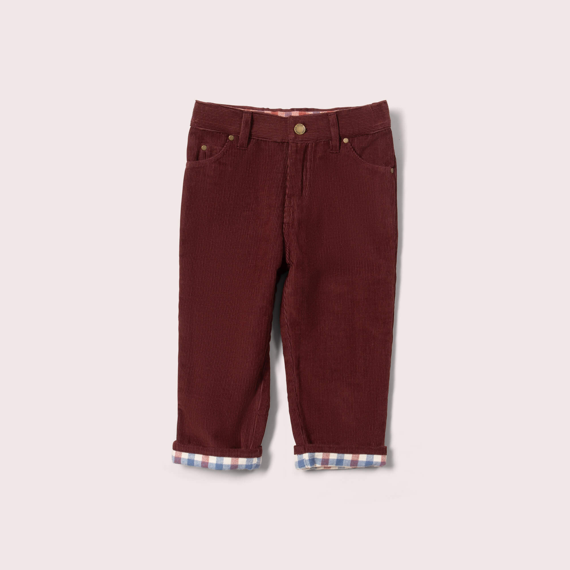 Chocolate Corduroy 
Lined Adventure Jeans