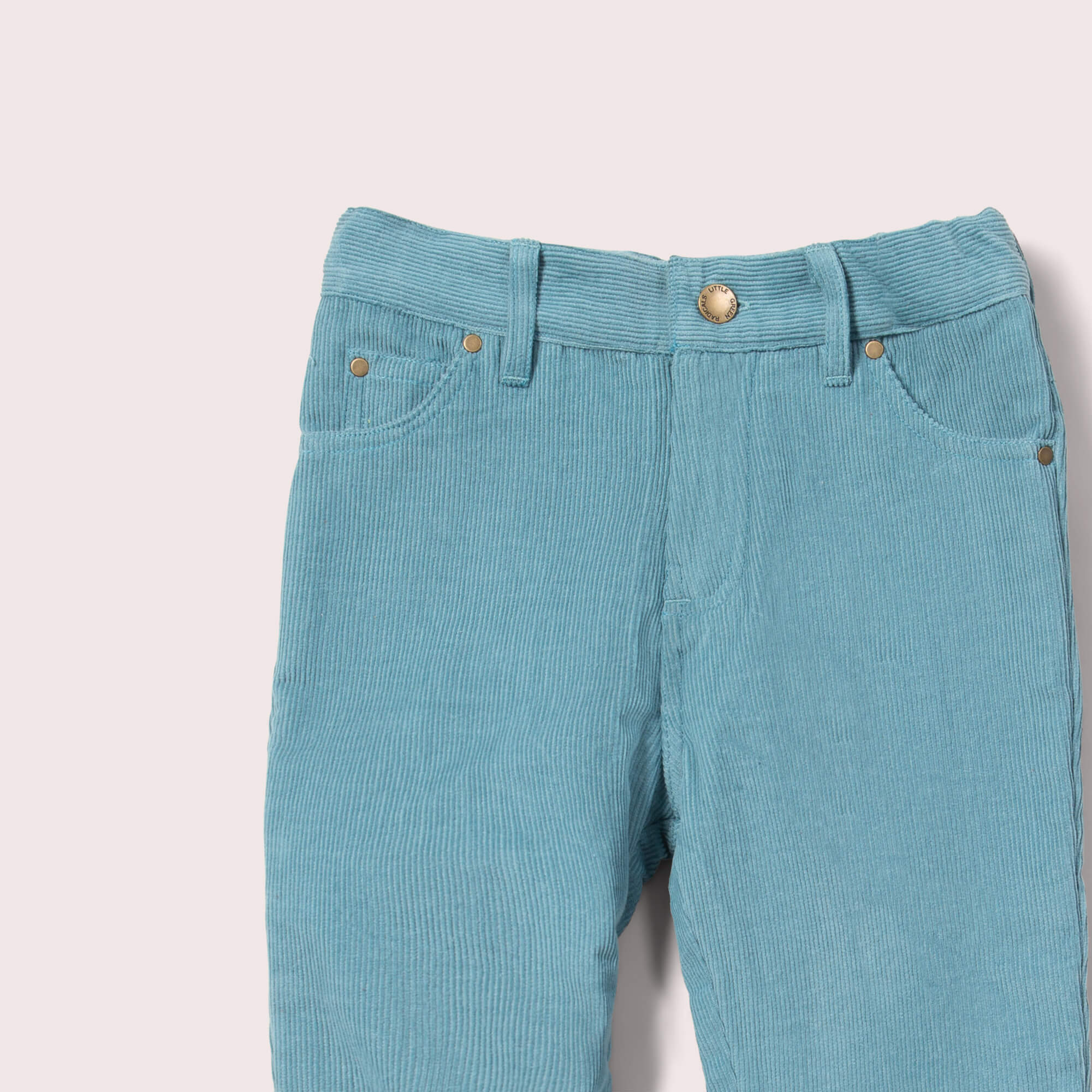 Pale Blue Corduroy Lined Adventure Jeans