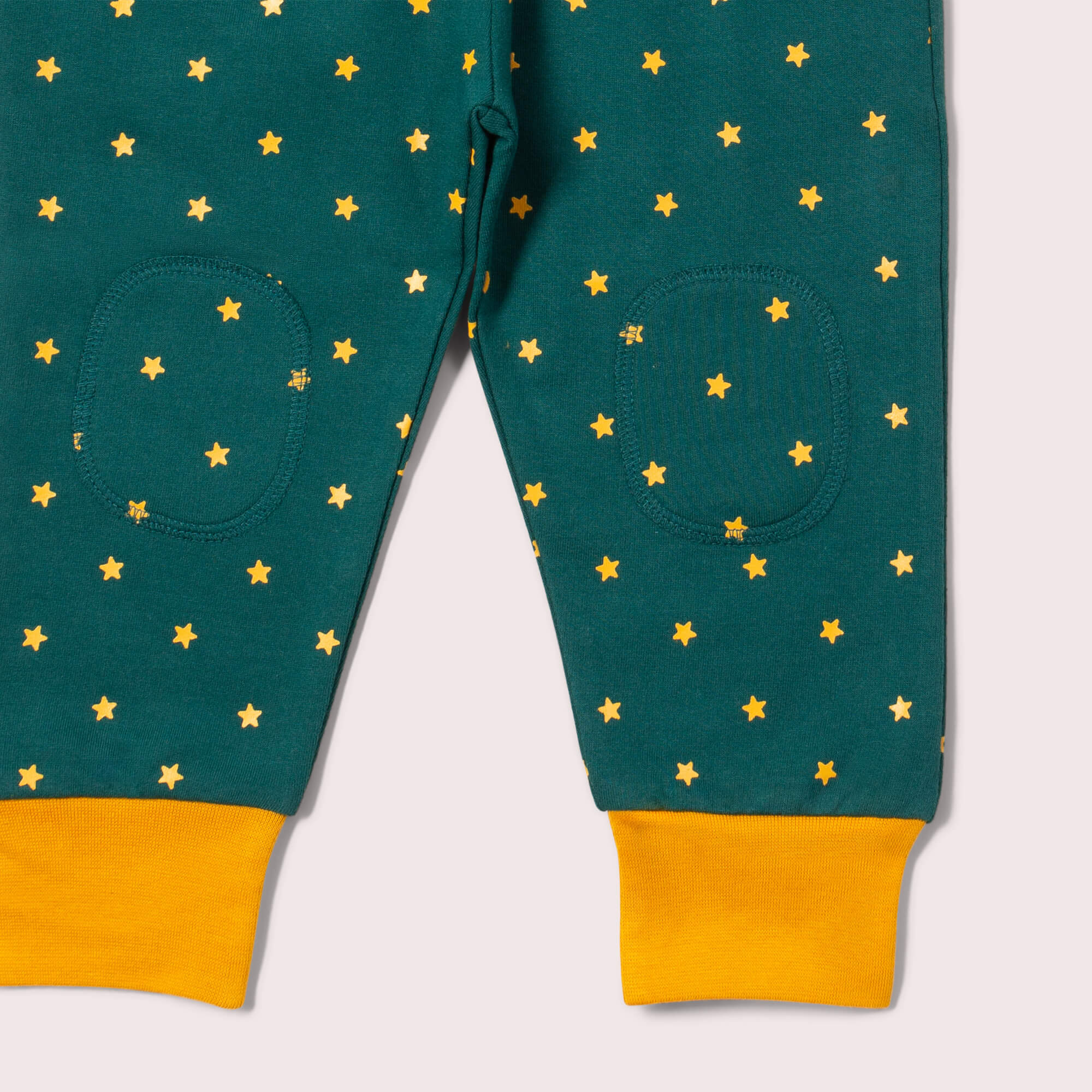Golden Stars Knee Patch Cosy Joggers