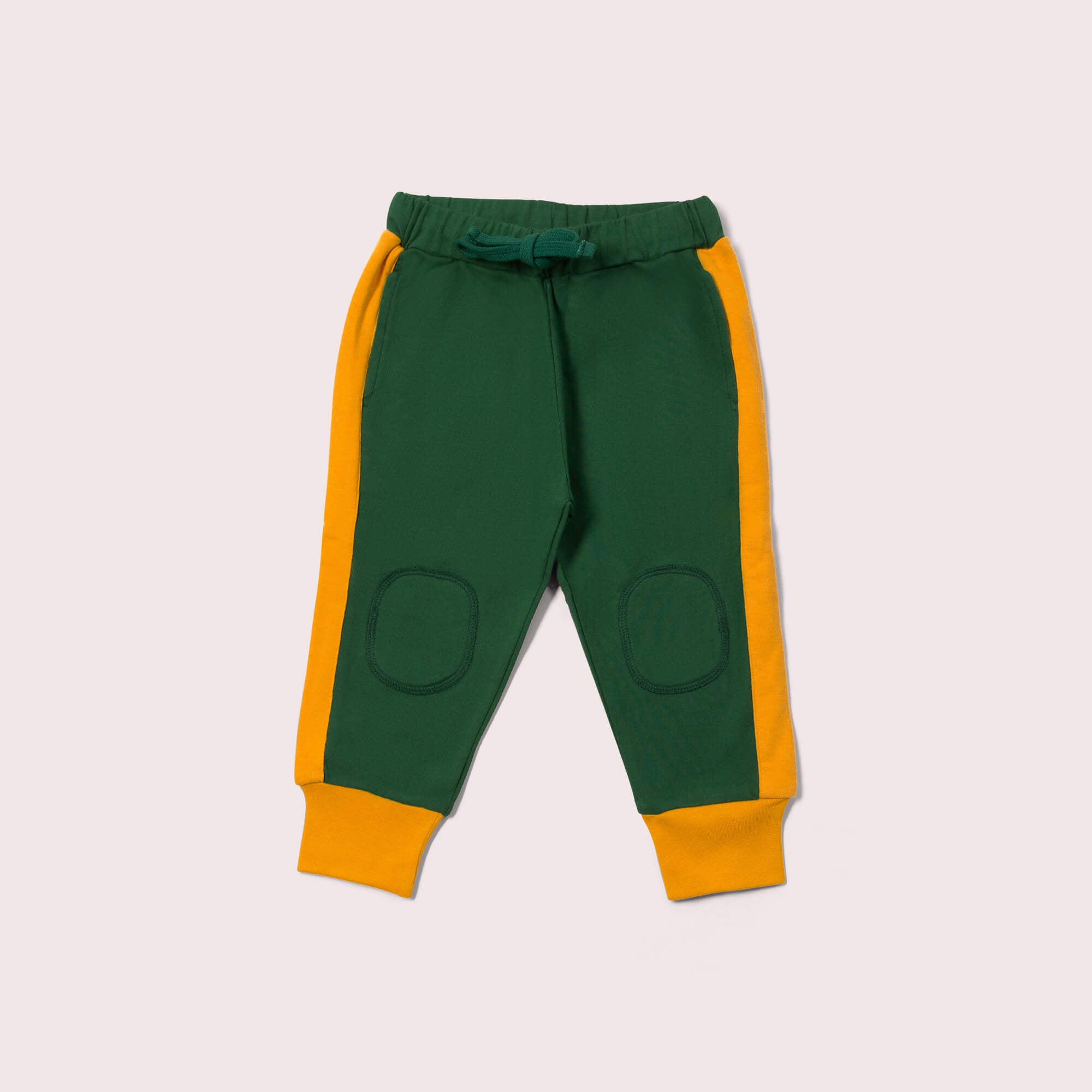 Olive Knee Patch Cosy Joggers
