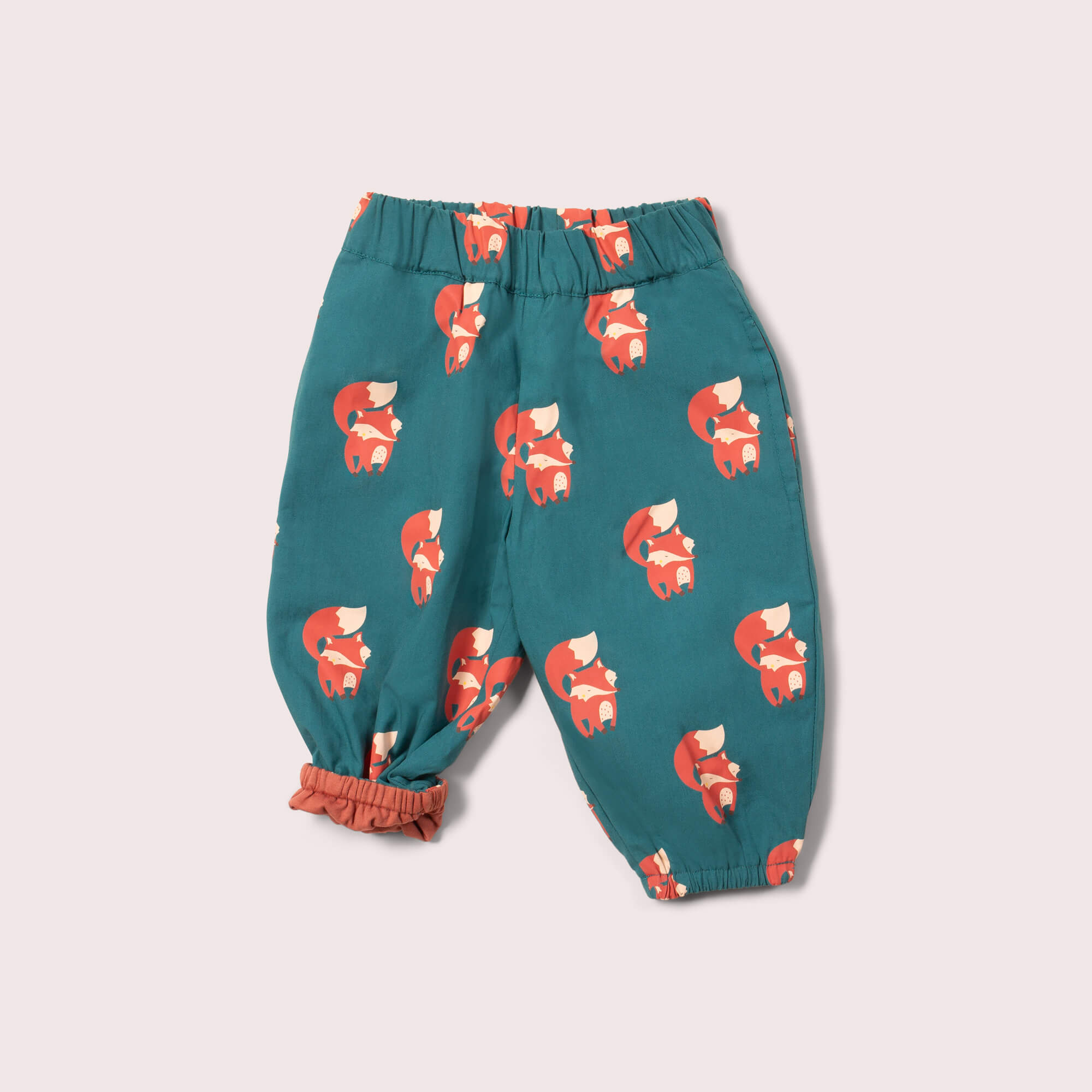 Red Foxes Parachute Joggers