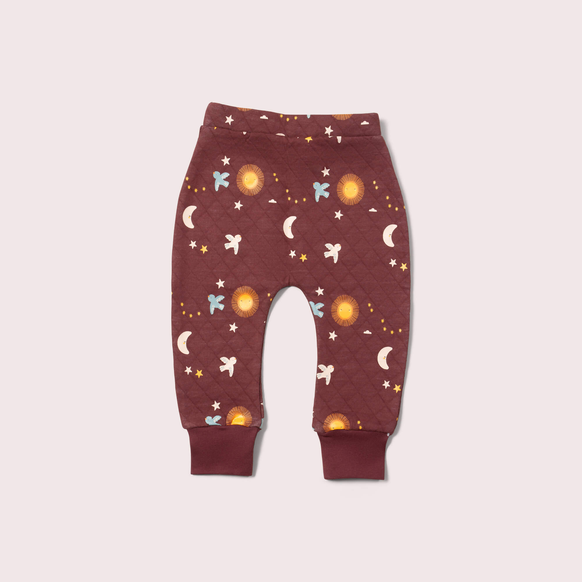 Flying Birds Quilted Joggers