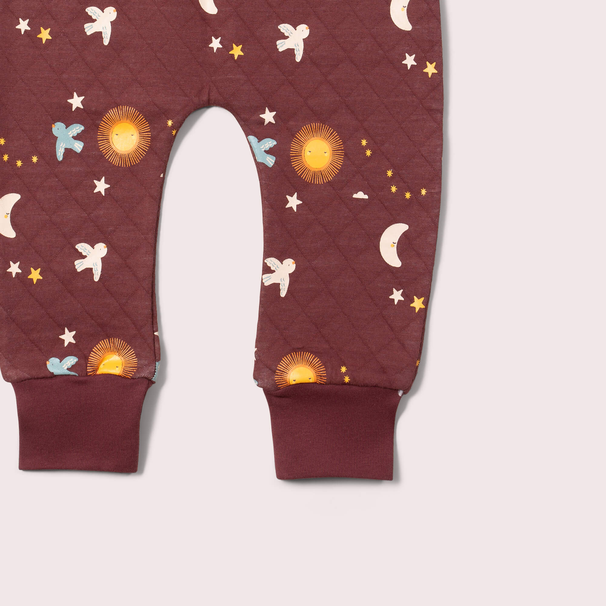 Flying Birds Quilted Joggers