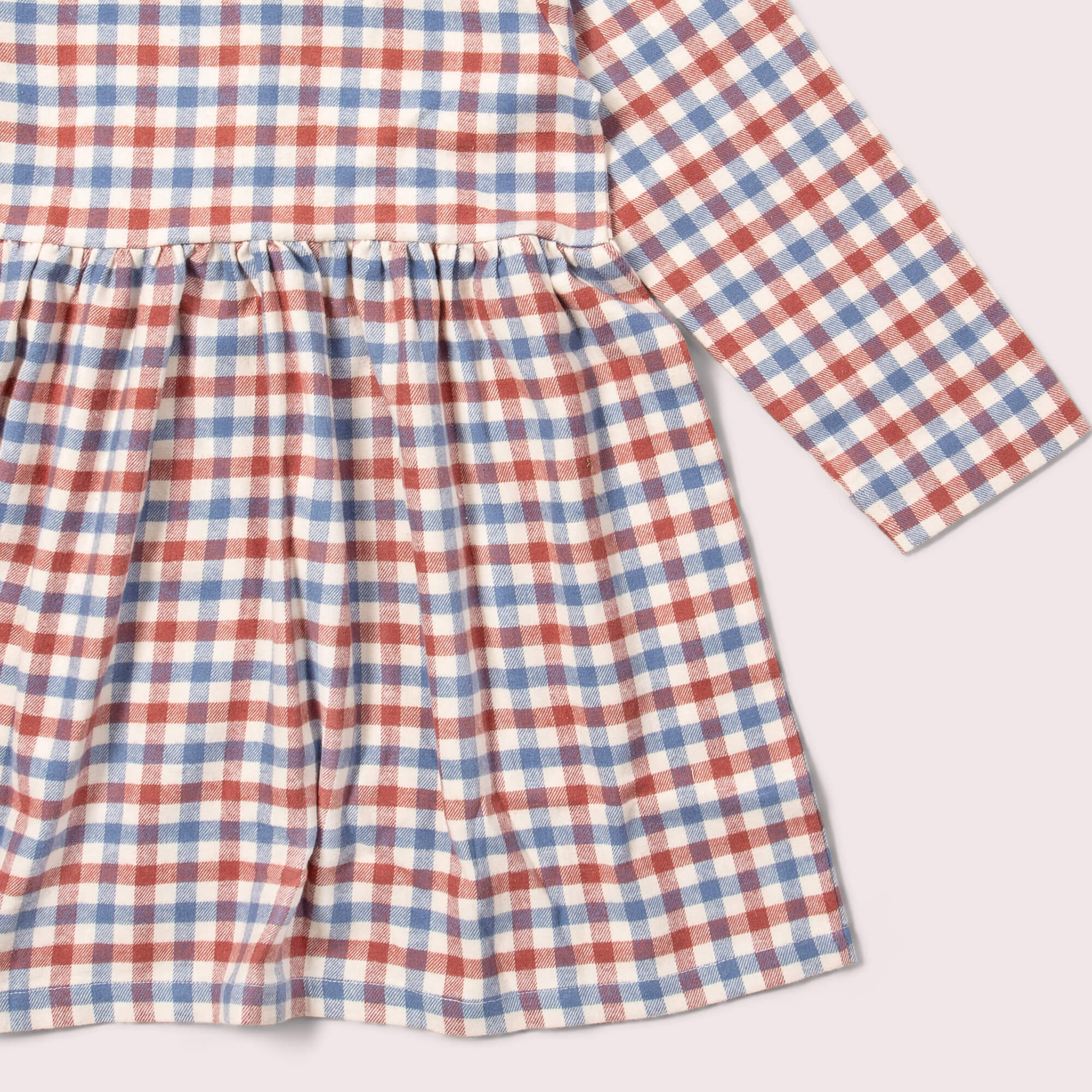 Ginger Check Long Sleeved Dress