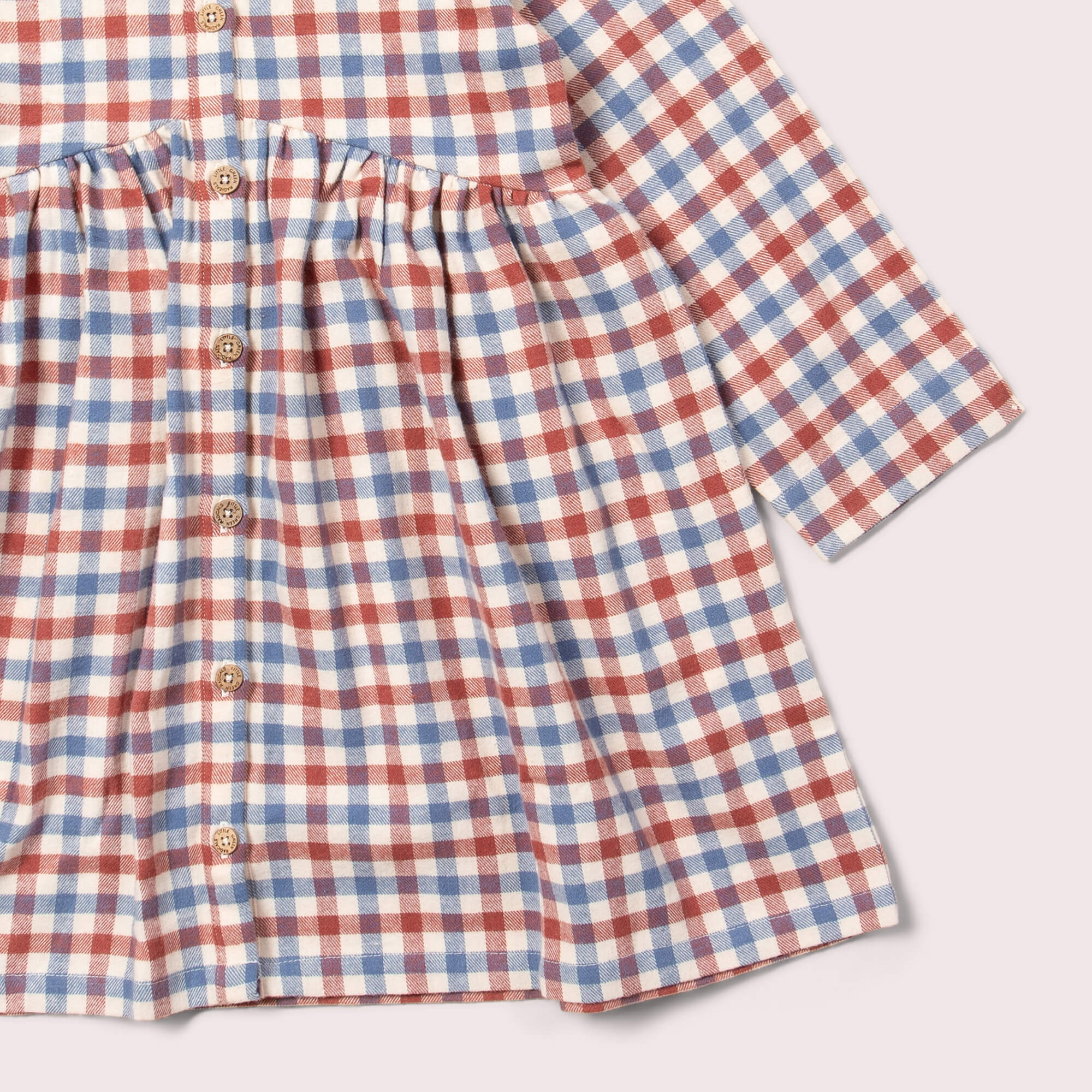 Ginger Check Long Sleeved Dress