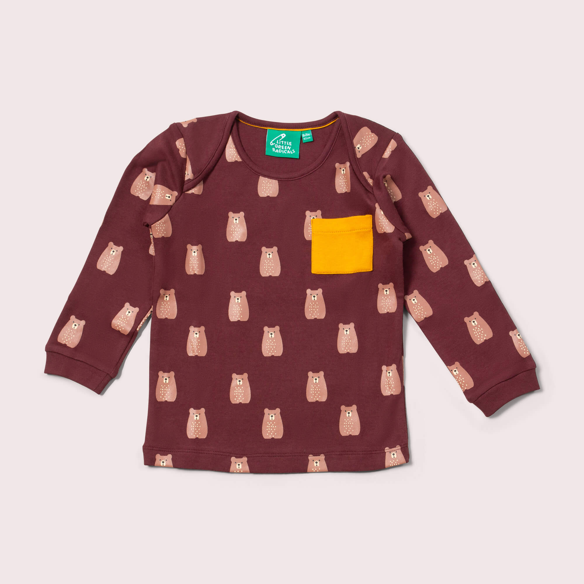 Brown Bears Organic T-Shirt & Jogger Playset