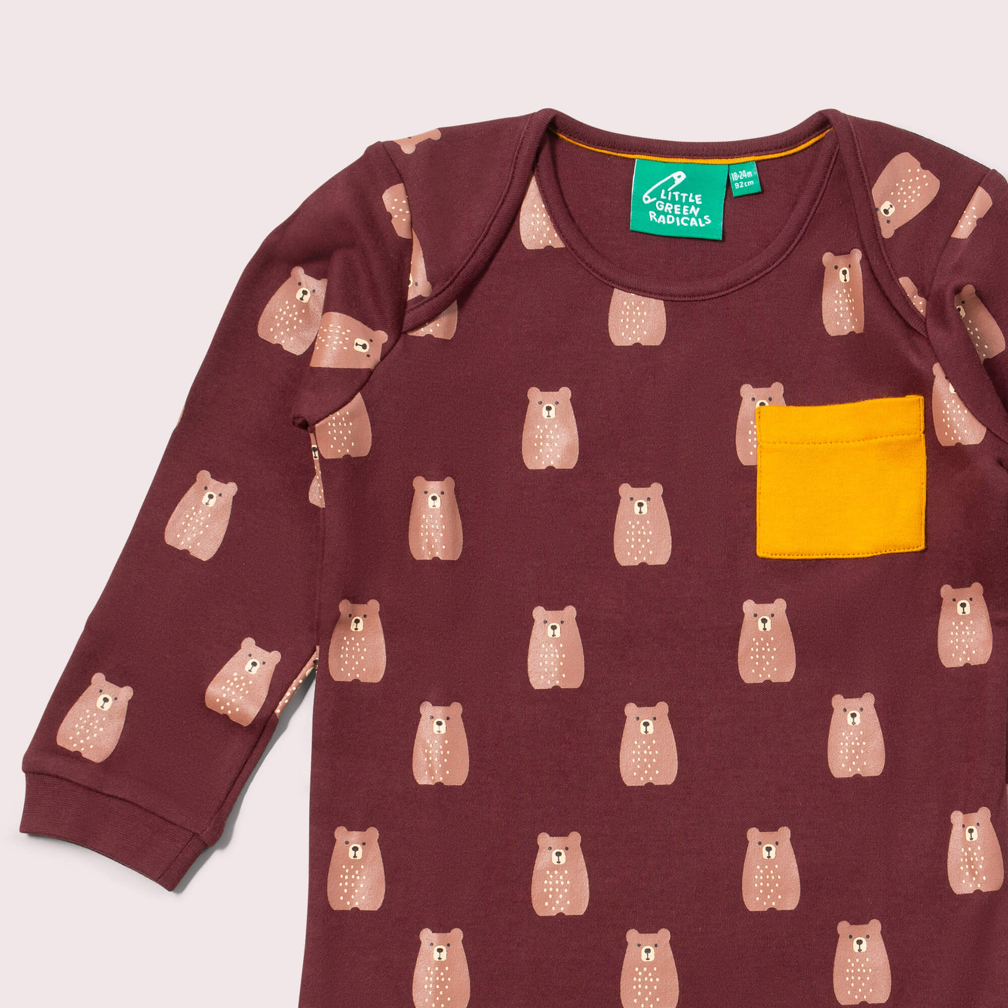 Brown Bears Organic T-Shirt & Jogger Playset