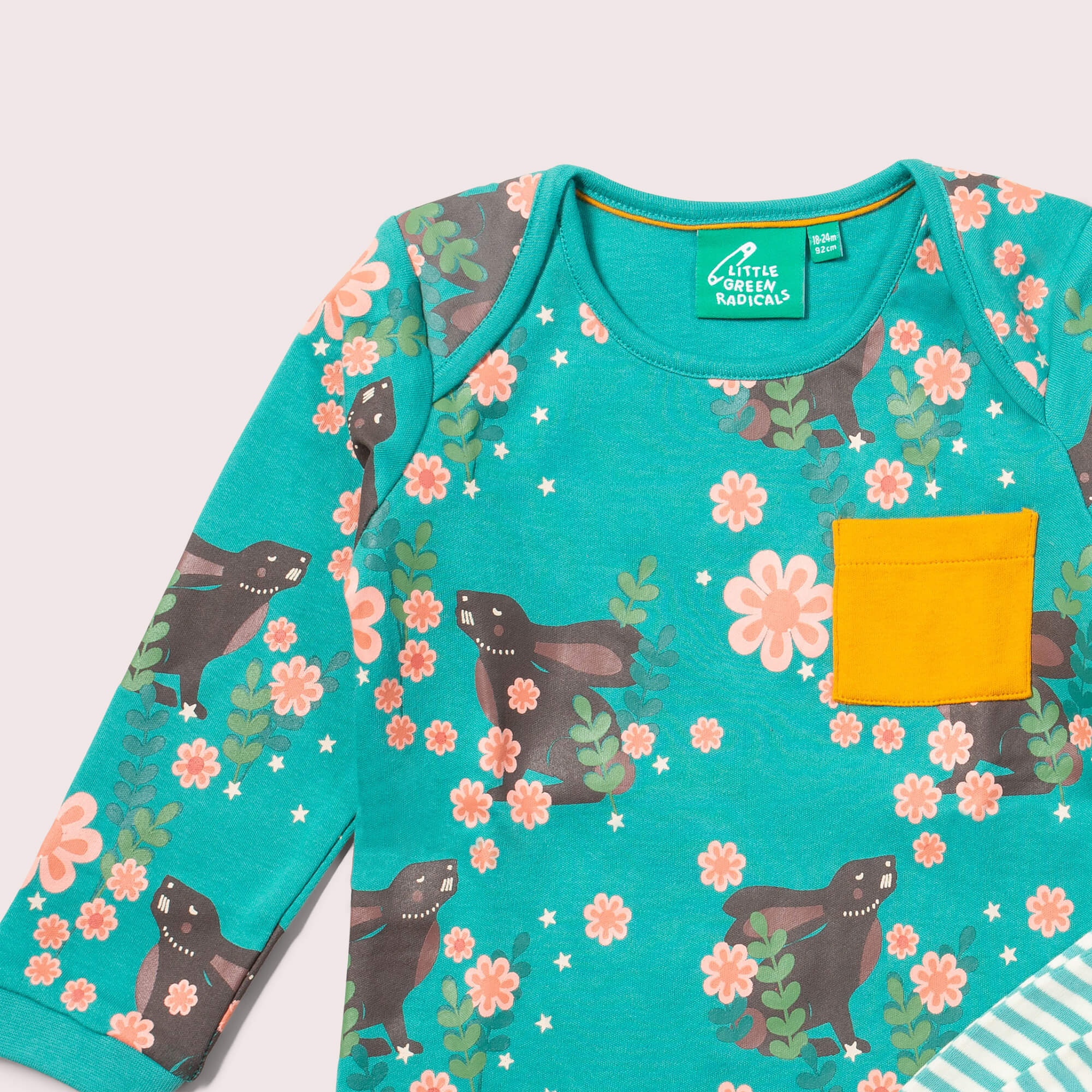 Winter Rabbits Organic T-Shirt & Jogger Playset