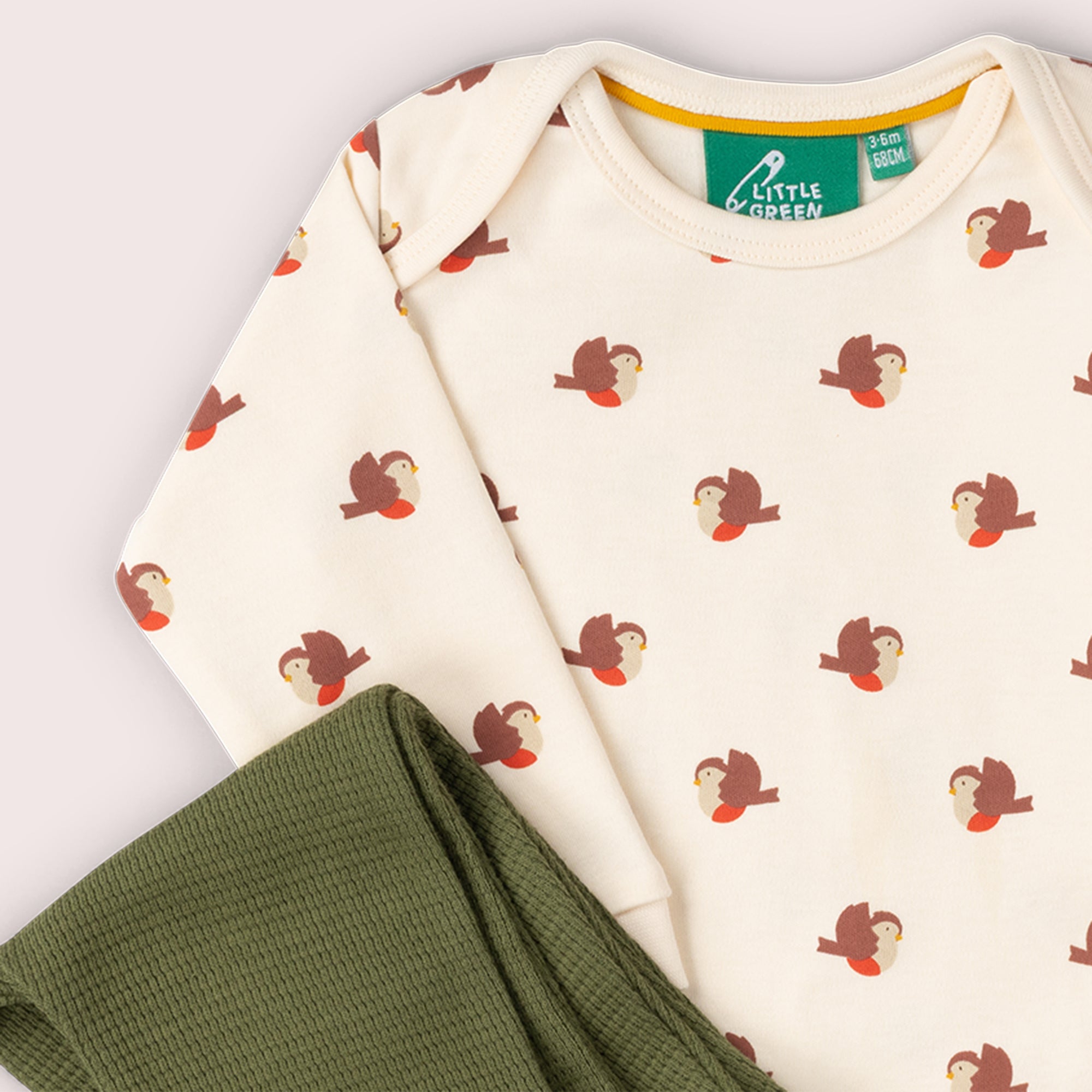 Little Robin Organic T-Shirt And Jogger Playset