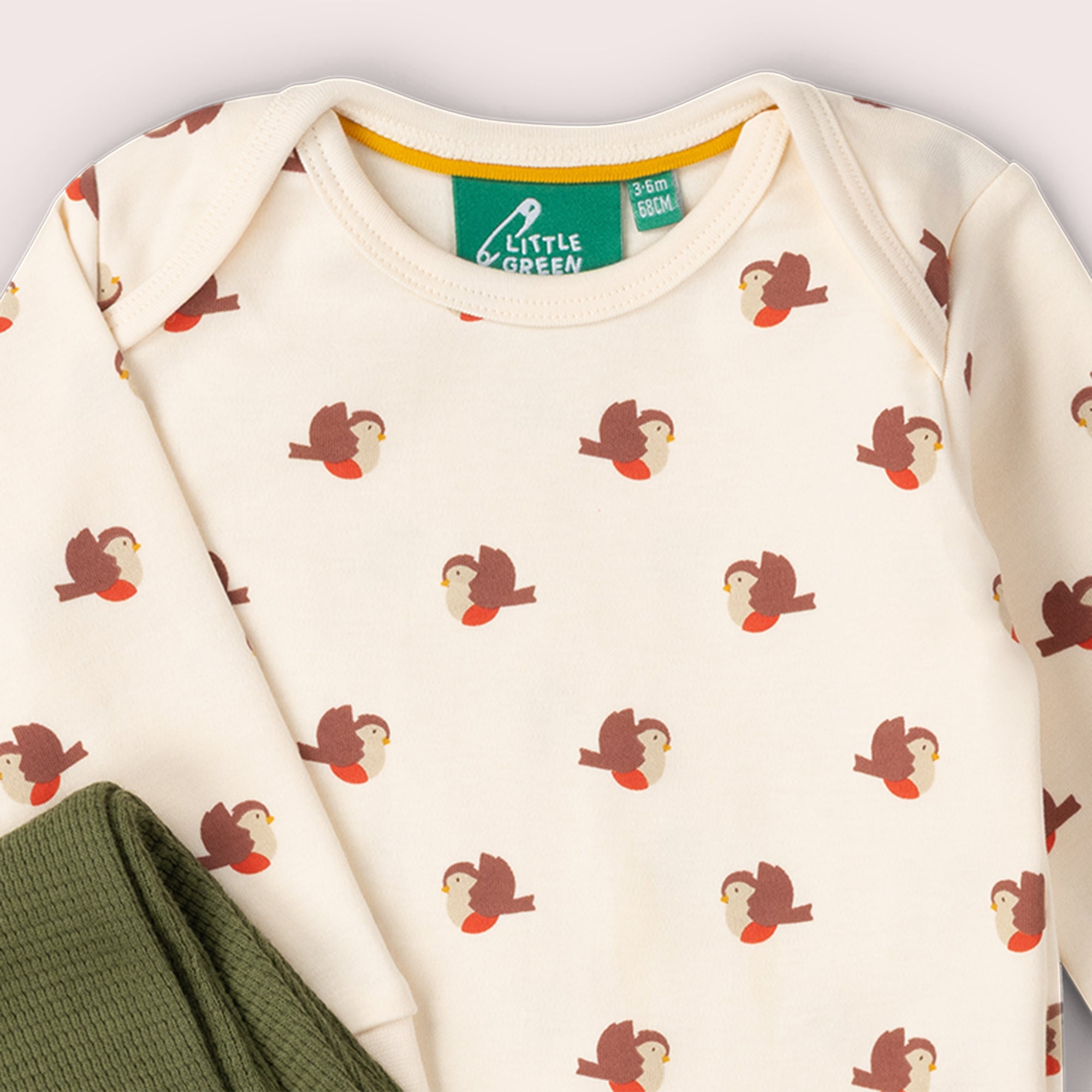 Little Robin Organic T-Shirt And Jogger Playset