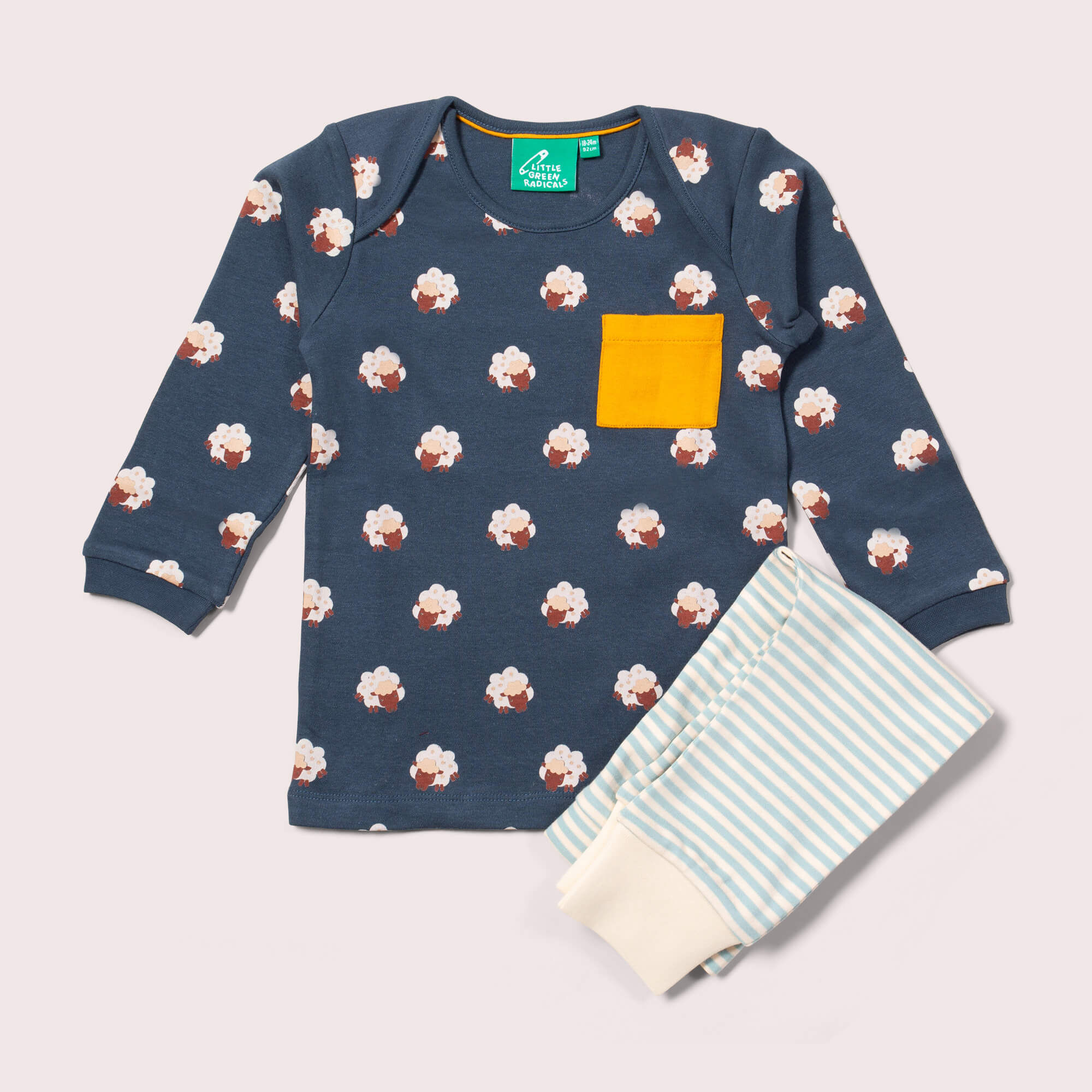 Sleeping Sheep Organic T-Shirt & Jogger Playset