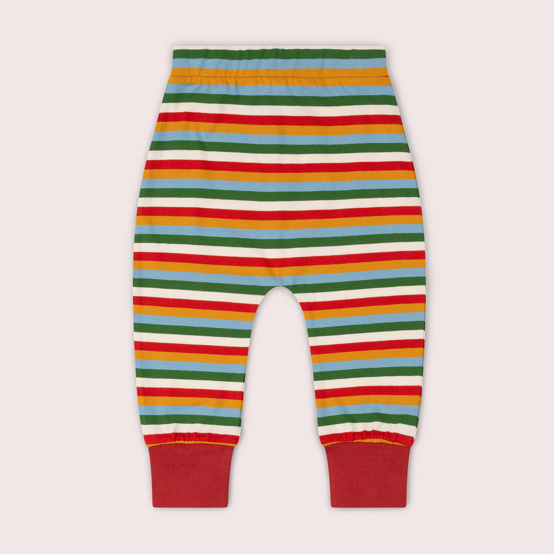 Turquoise Rainbows Organic T-Shirt & Jogger Playset