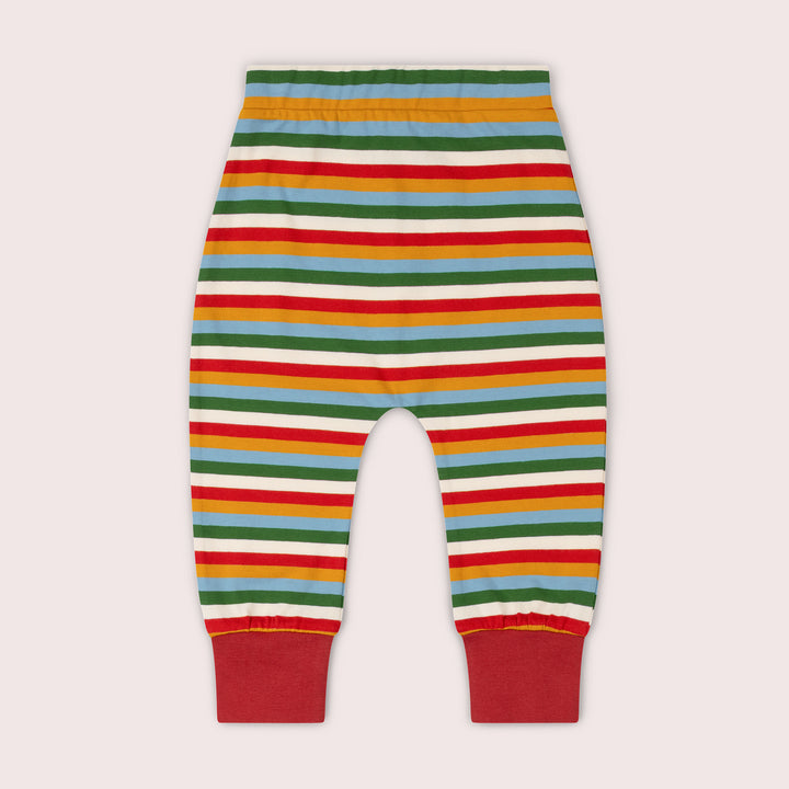 Turquoise Rainbows Organic T-Shirt & Jogger Playset