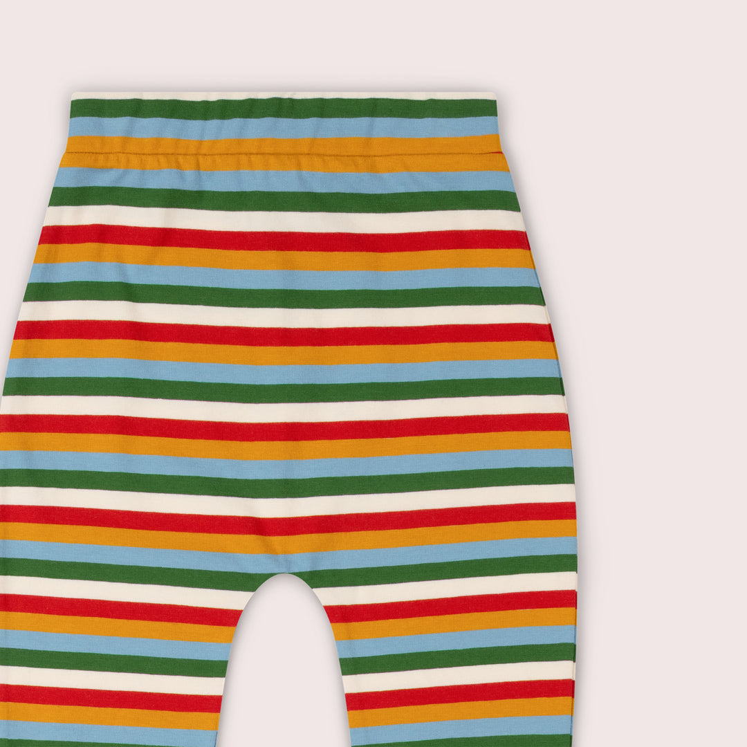 Turquoise Rainbows Organic T-Shirt & Jogger Playset