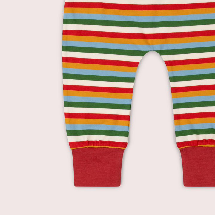 Turquoise Rainbows Organic T-Shirt & Jogger Playset