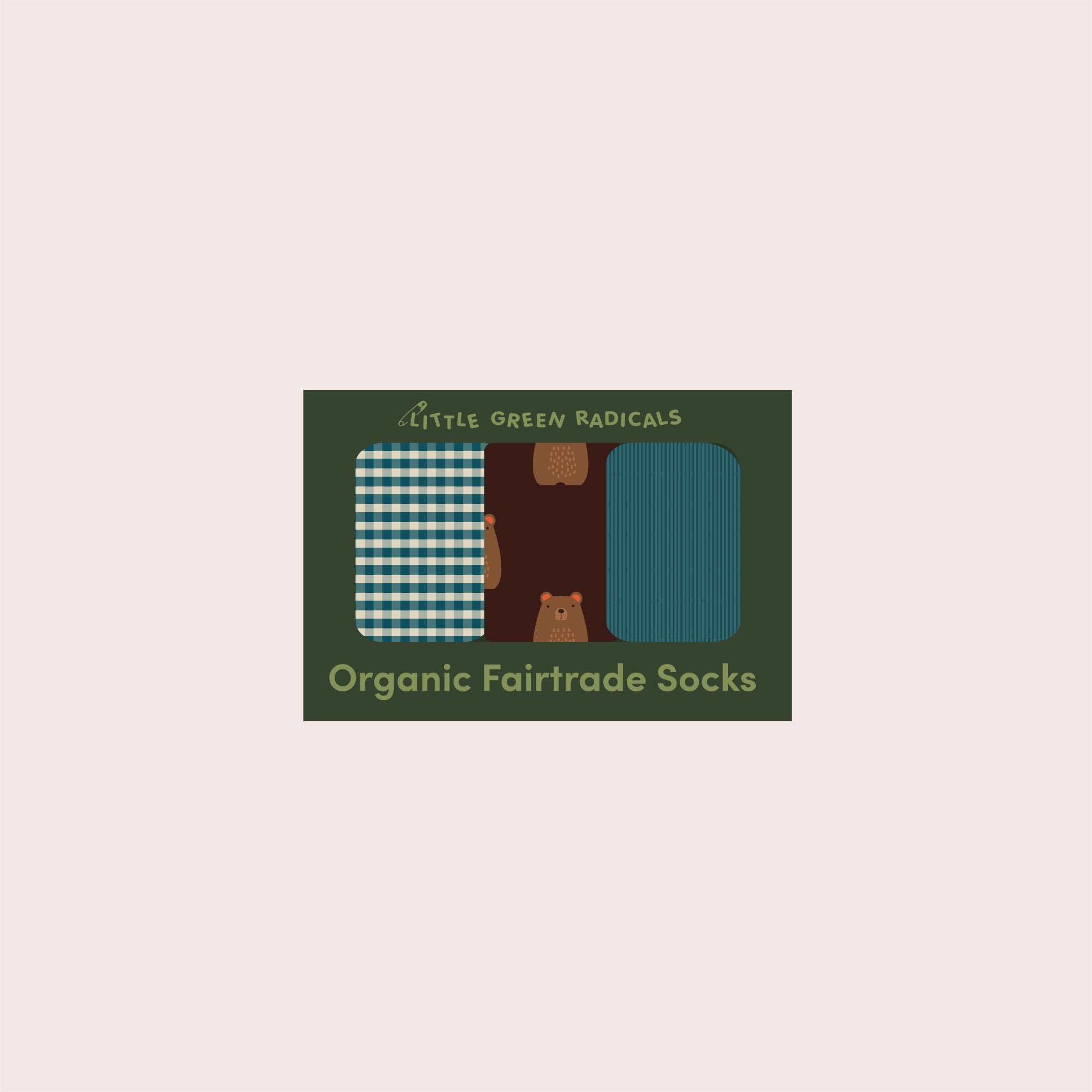 Teddy Bear Ankle Socks 3 Pack