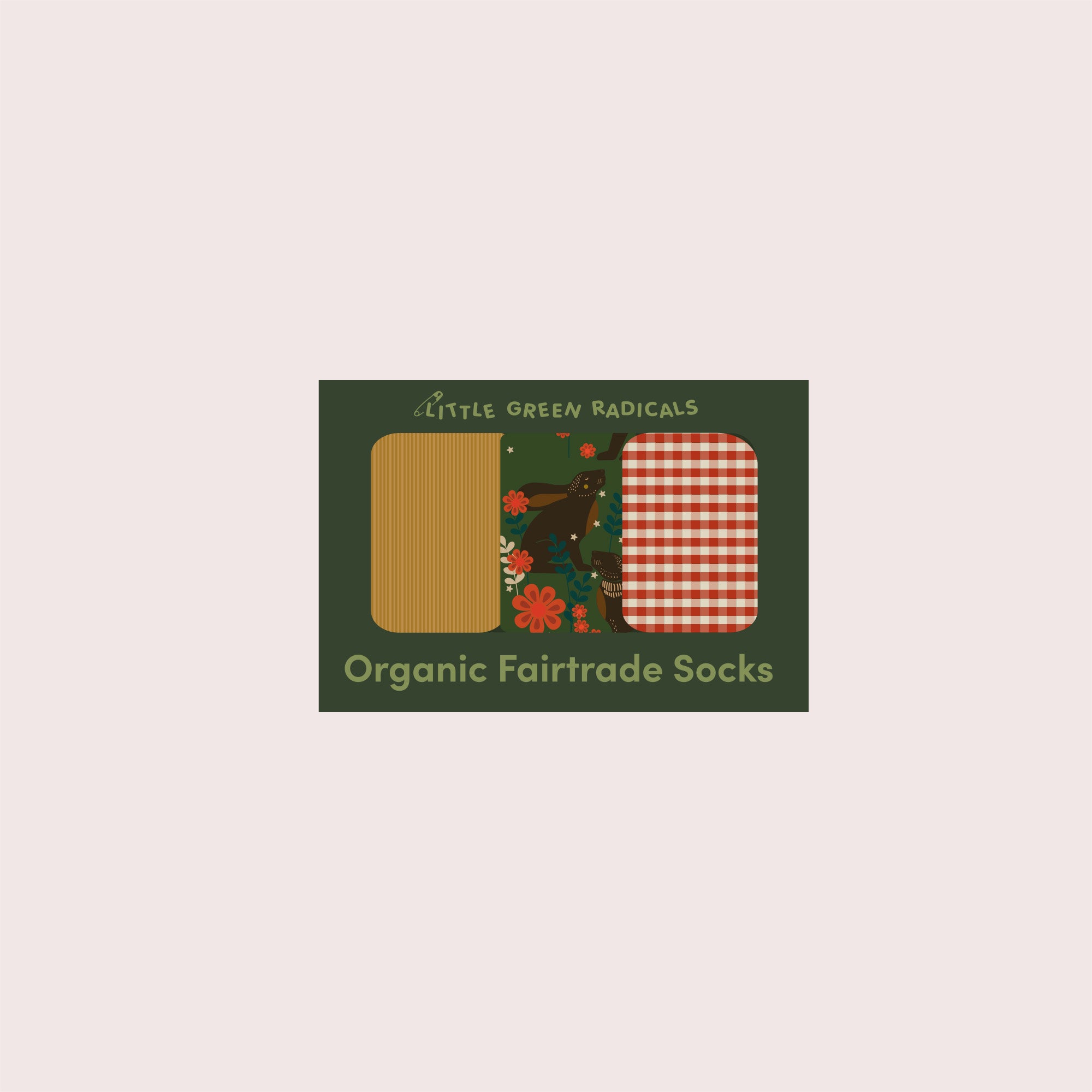 Winter Rabbits Ankle Socks 3 Pack