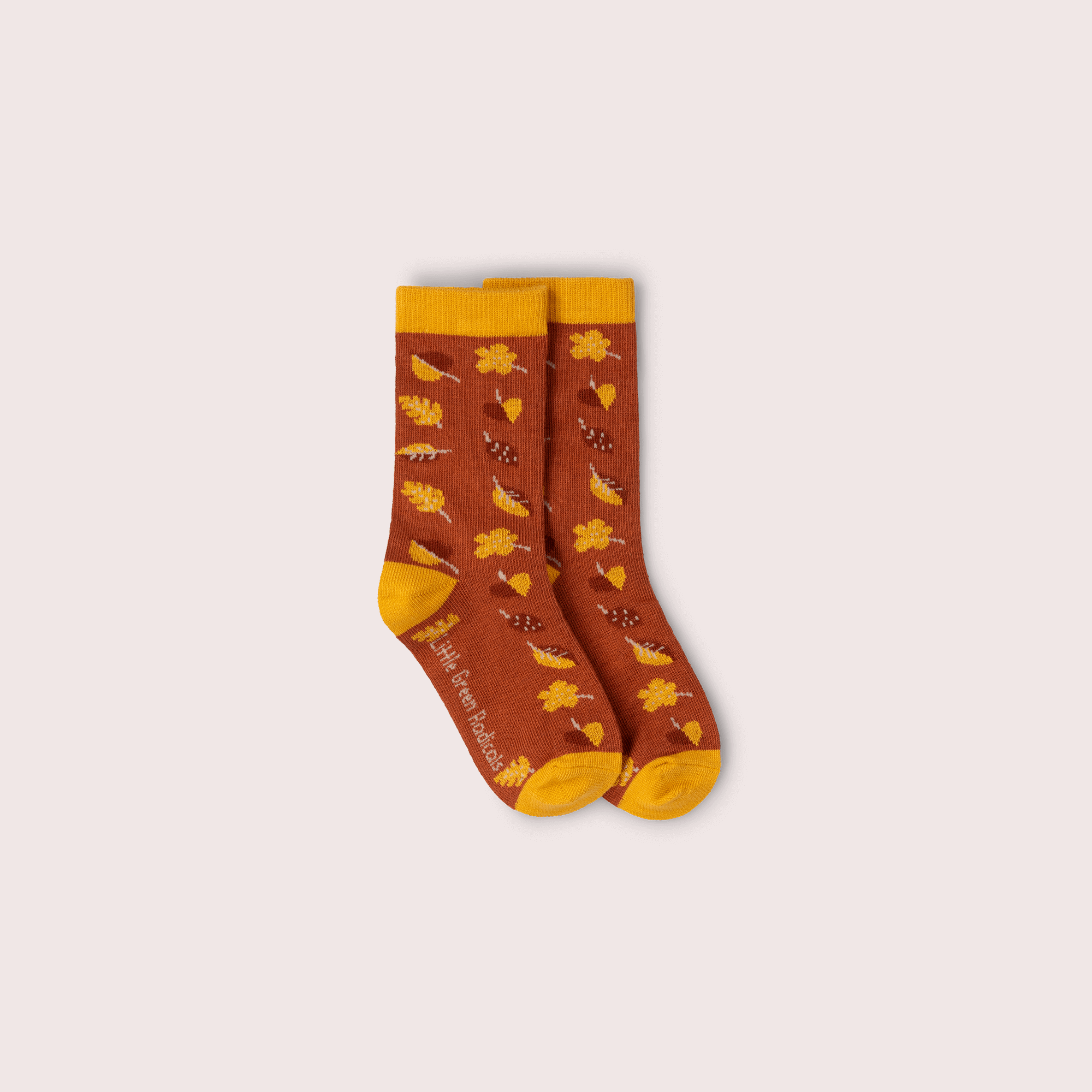 Golden Leaves Ankle Socks 5 Pack