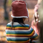Ginger Sherpa Fleece Cosy Hat