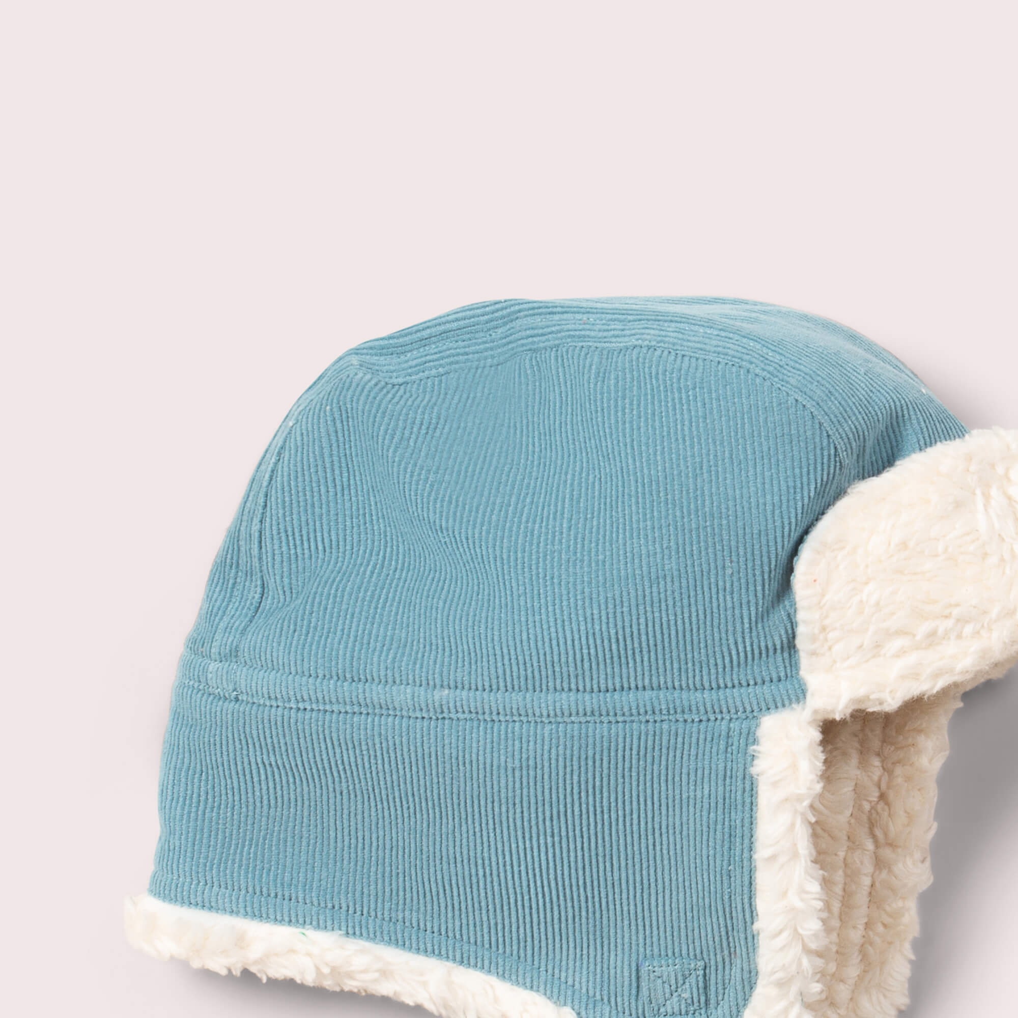Pale Blue Sherpa Fleece Cosy Hat